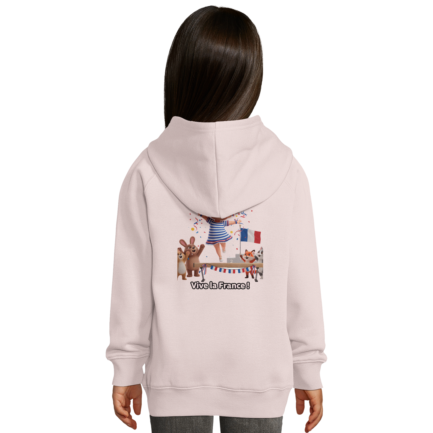 Girls' hooded sweatshirt little Olympic champion organic | SOL'S Stellar Kids 03576