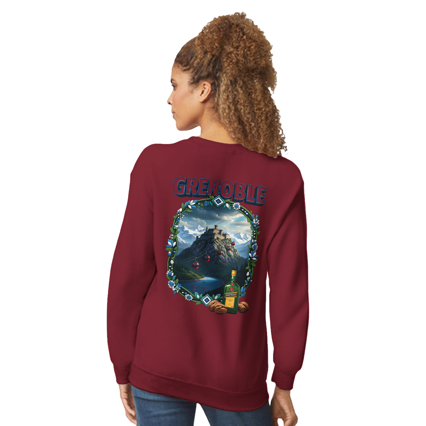 Grenoble city of France classic unisex crewneck sweatshirt | Gildan® 18000