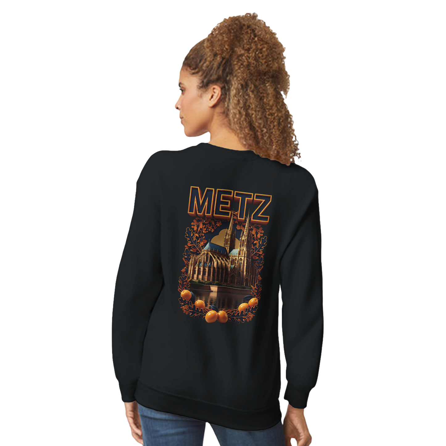 Unisex Sweatshirt Metz France City Classic Crewneck | Gildan® 18000