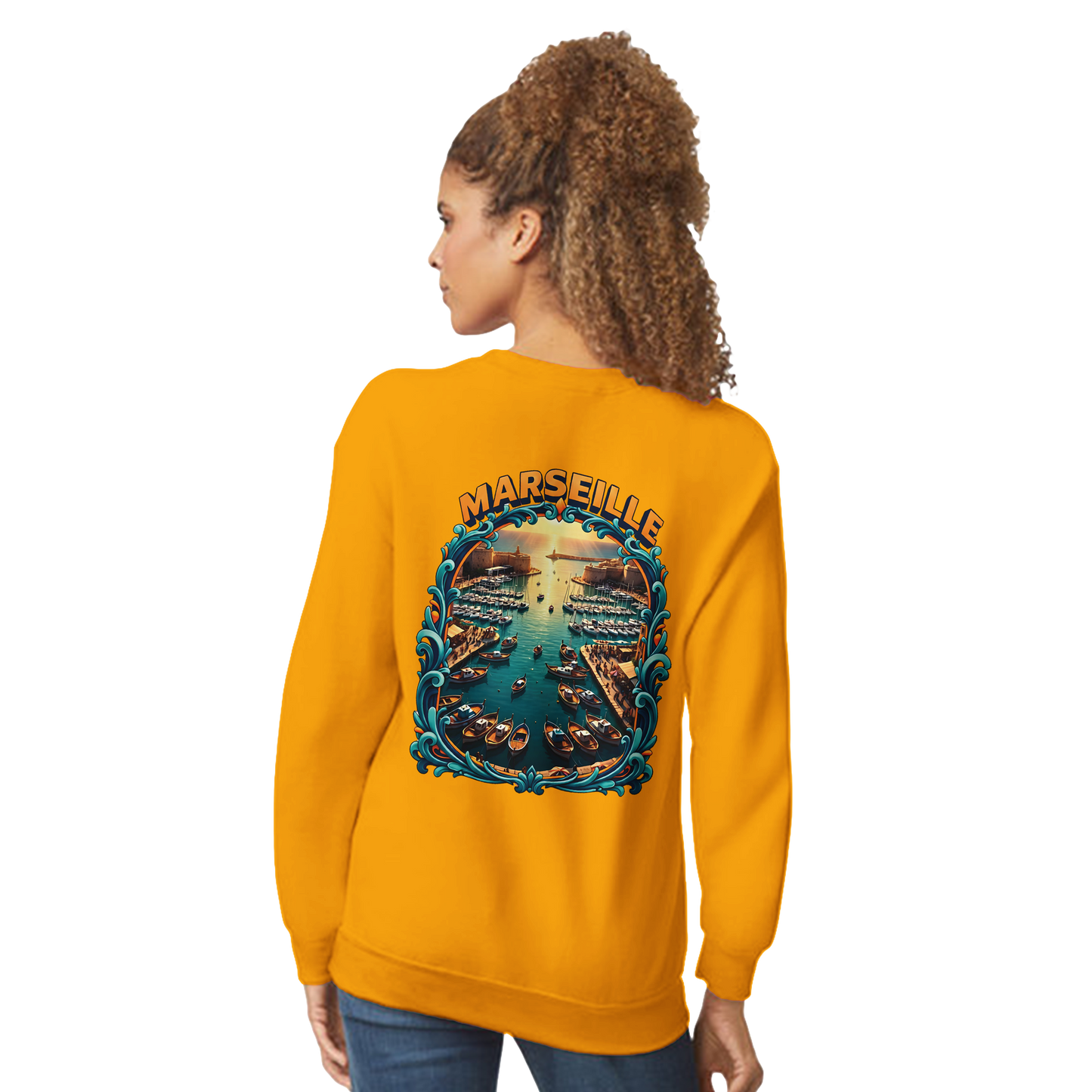 Unisex-Sweatshirt Marseilles Klassisches Rundhals-Sweatshirt | Gildan® 18000