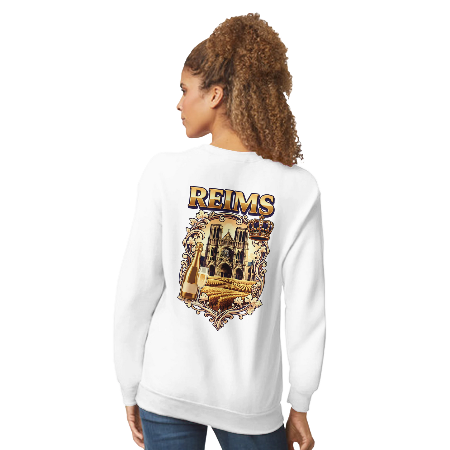 Sweat-shirt Reims Ville de France – Unisexe, Confort Classique
