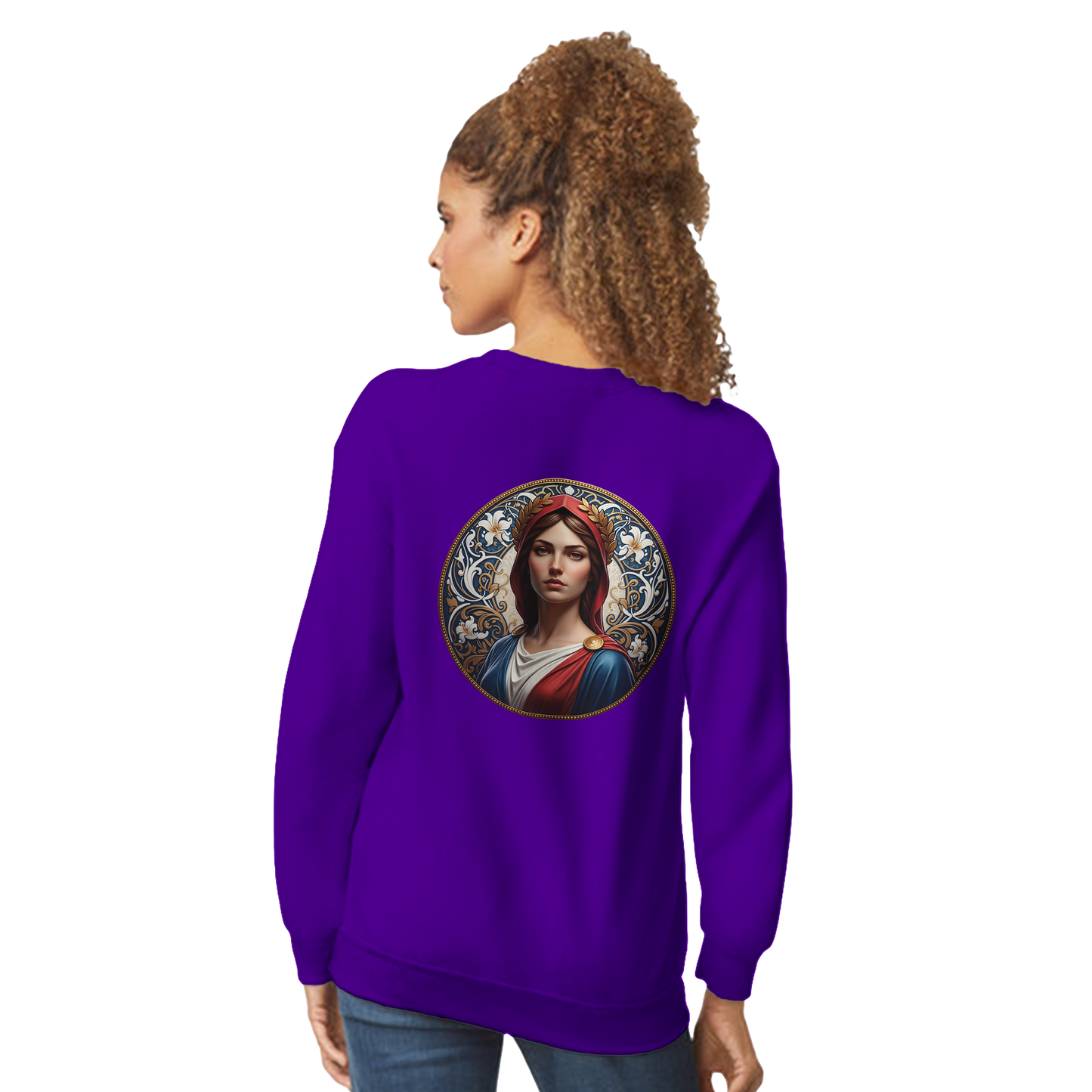 Damen-Sweatshirt Marianne klassisch Rundhals | Gildan® 18000