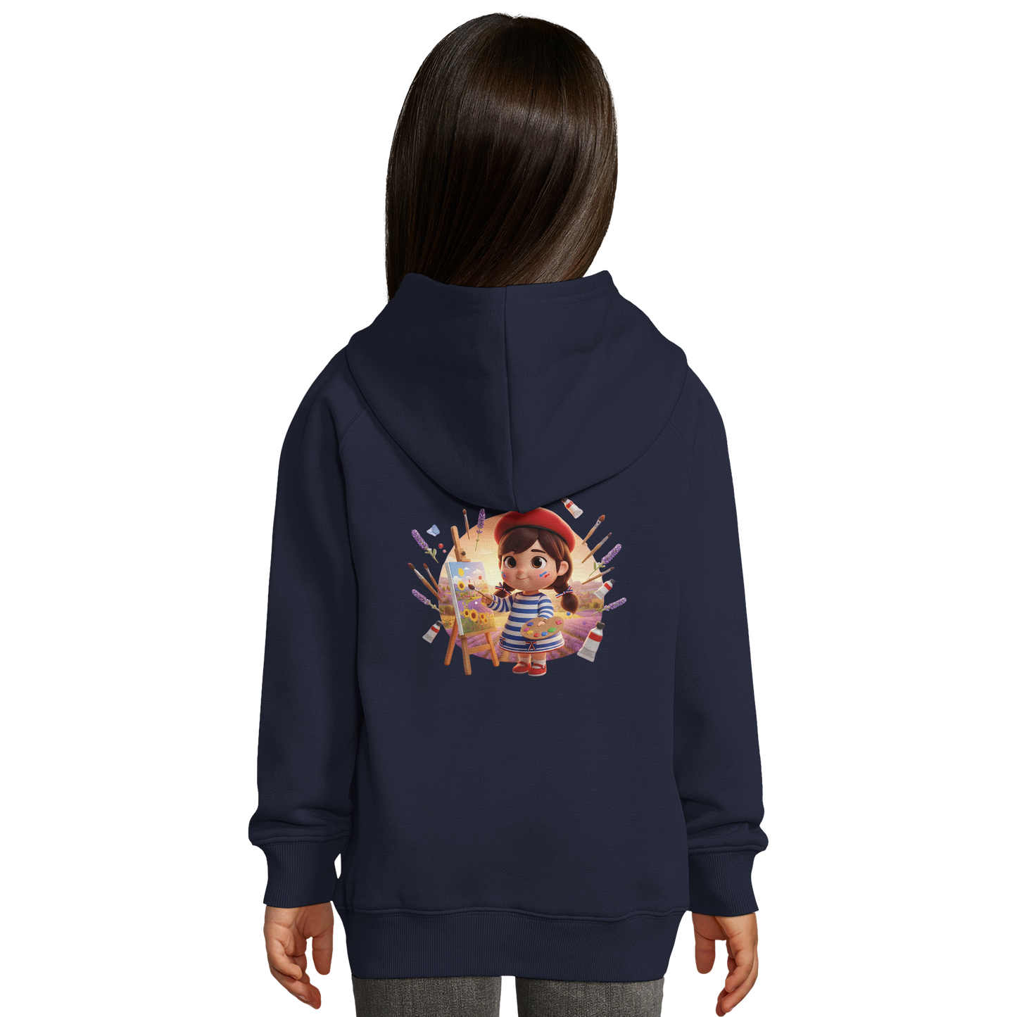Mädchen-Kapuzenpullover style-French la France dans mon cœur Bio | SOL'S Stellar Kids 03576