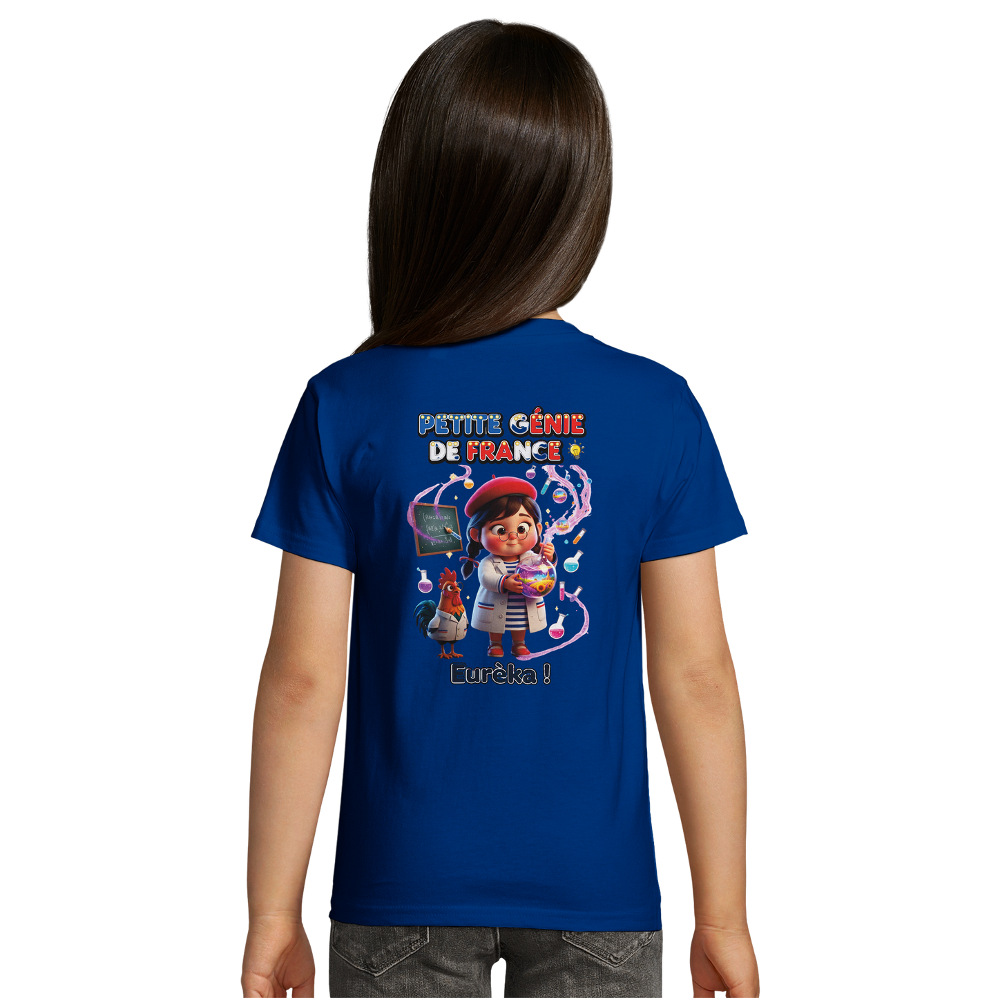 T-Shirt Mädchen „Kleines Genie aus Frankreich“ Bio | SOL'S Pioneer Kids 03578