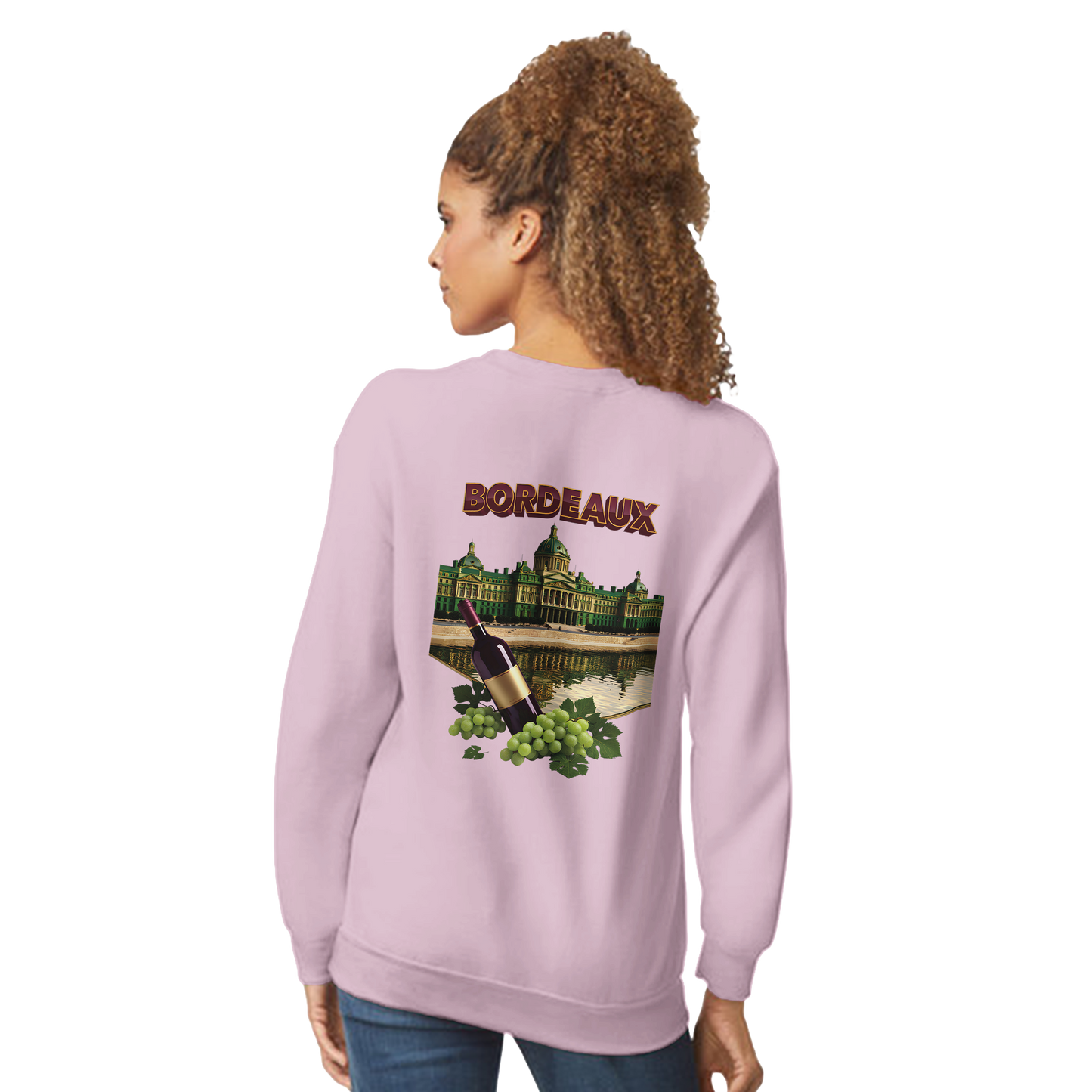 Unisex city burgundy classic crewneck sweatshirt | Gildan® 18000