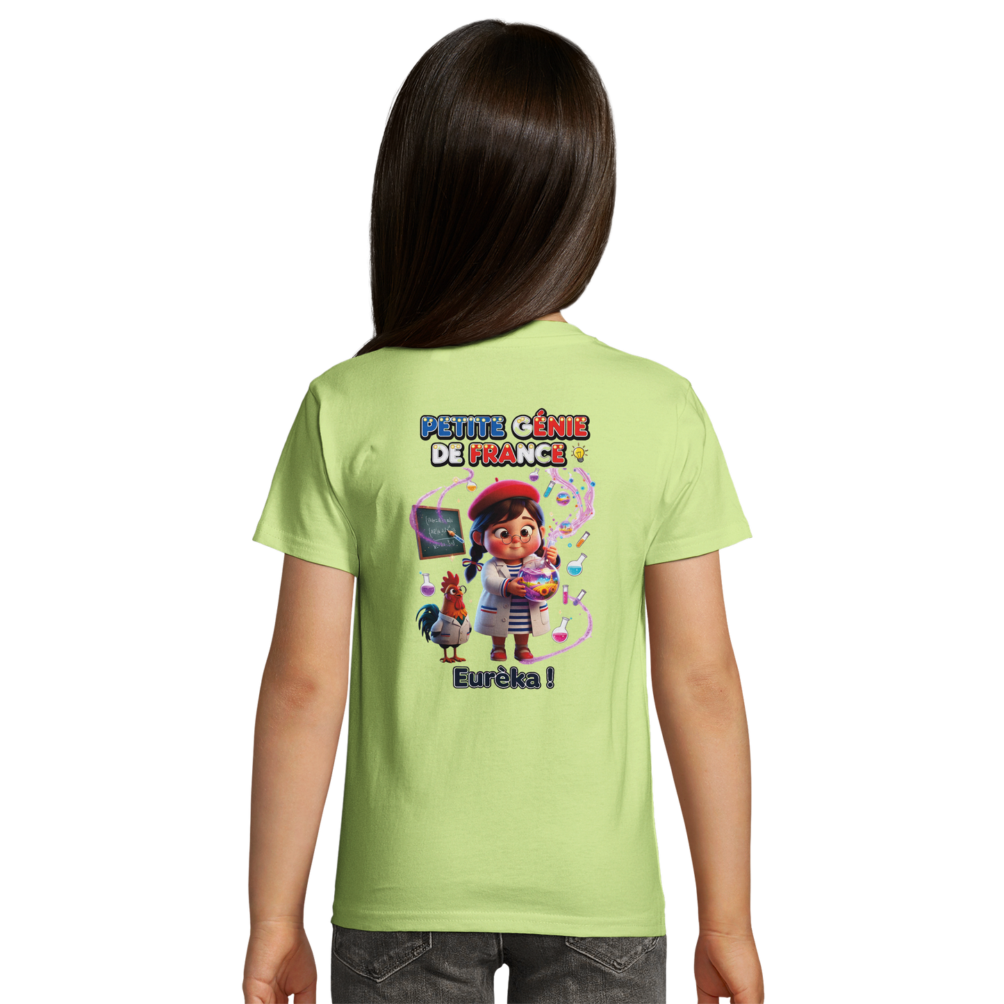 T-Shirt Mädchen „Kleines Genie aus Frankreich“ Bio | SOL'S Pioneer Kids 03578