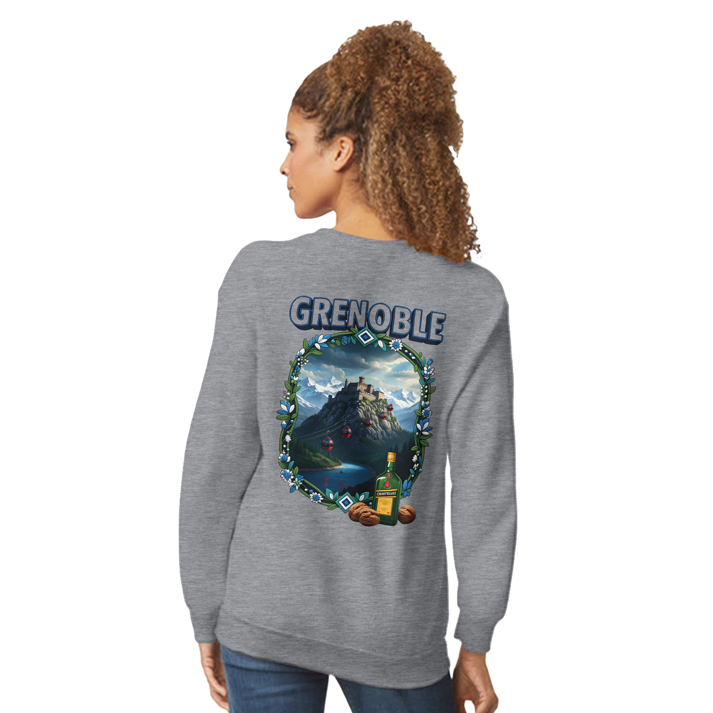 Grenoble city of France classic unisex crewneck sweatshirt | Gildan® 18000