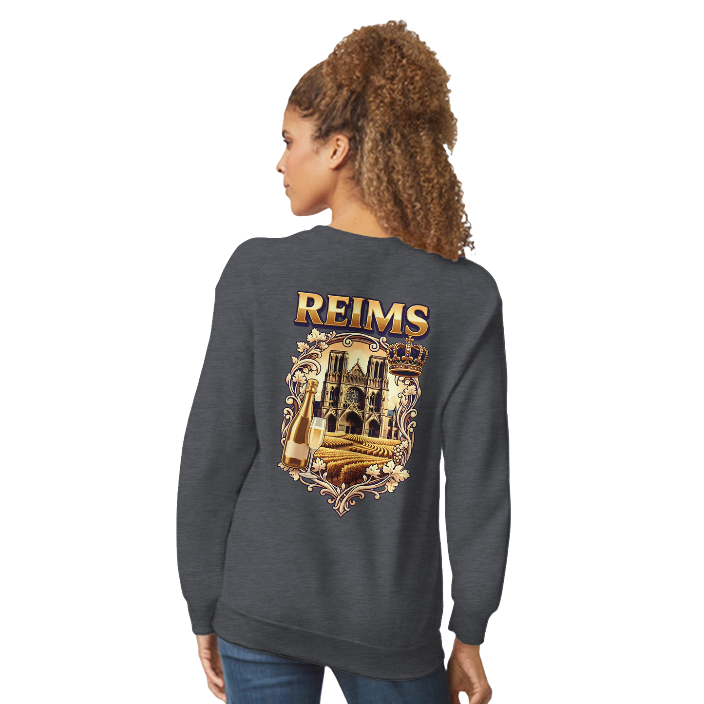 Sweat-shirt Reims Ville de France – Unisexe, Confort Classique
