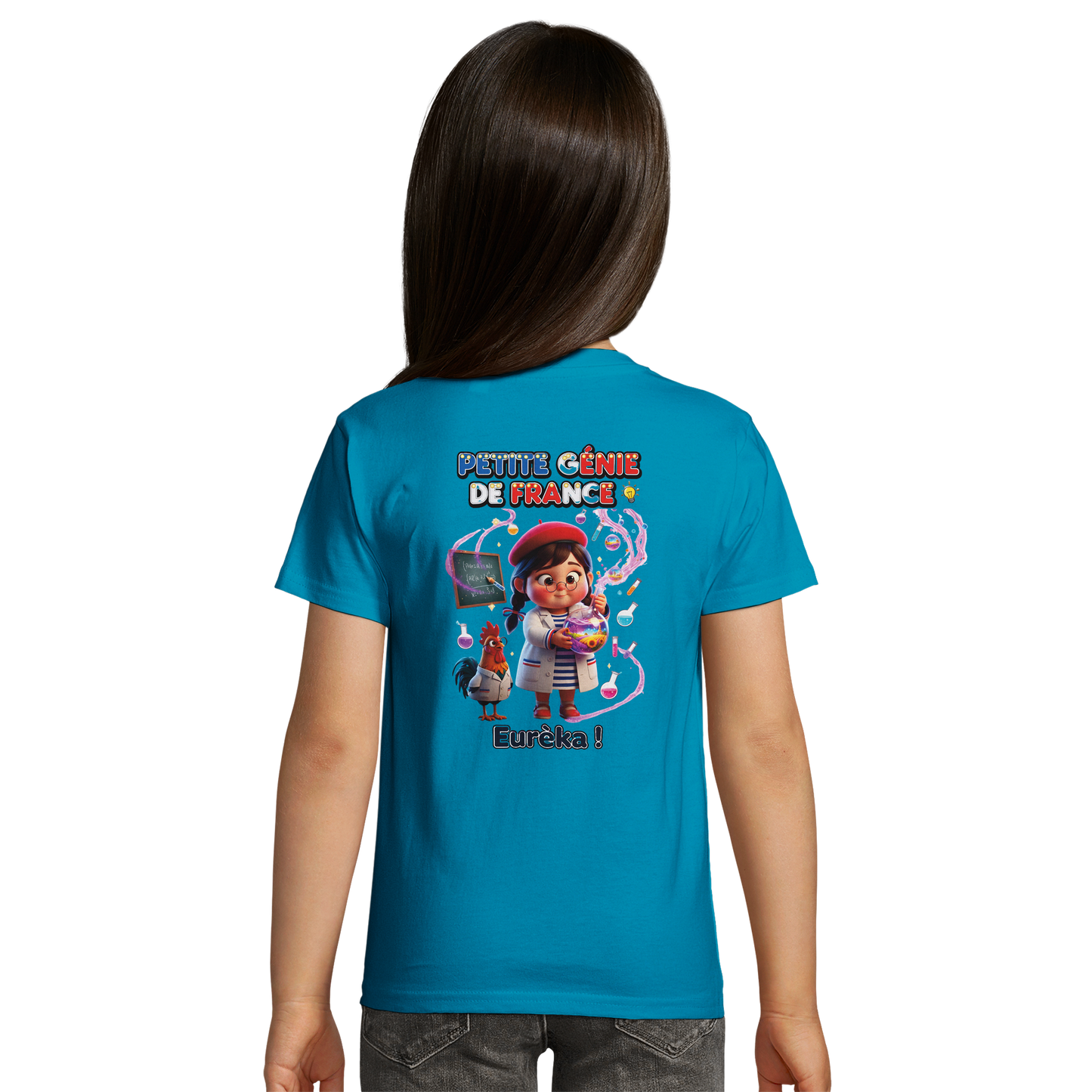 T-Shirt Mädchen „Kleines Genie aus Frankreich“ Bio | SOL'S Pioneer Kids 03578