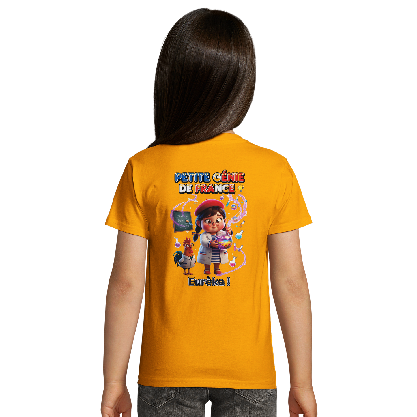 T-Shirt Mädchen „Kleines Genie aus Frankreich“ Bio | SOL'S Pioneer Kids 03578