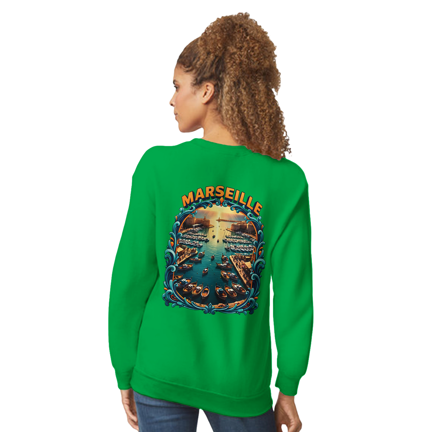 Unisex-Sweatshirt Marseilles Klassisches Rundhals-Sweatshirt | Gildan® 18000