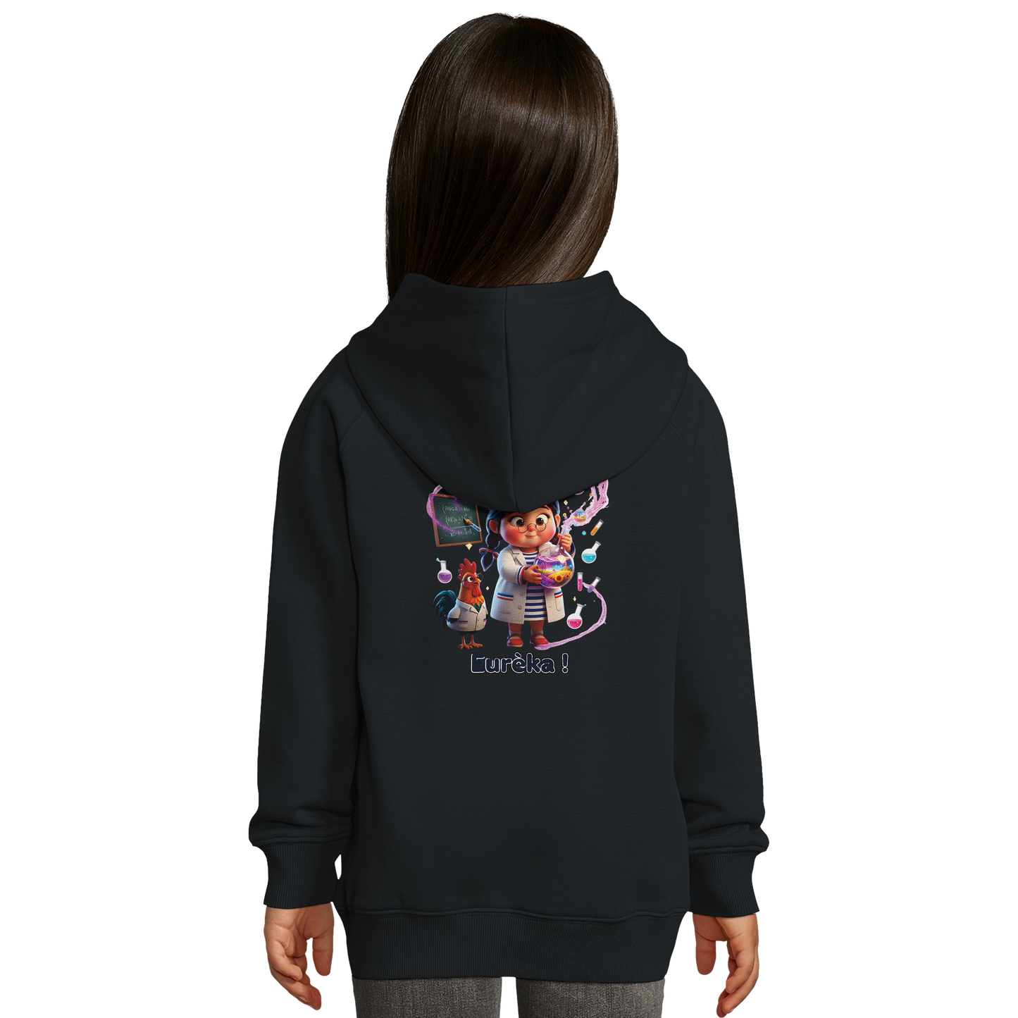 Mädchen-Kapuzenpullover "Kleines Genie aus Frankreich" Bio | SOL'S Stellar Kids 03576