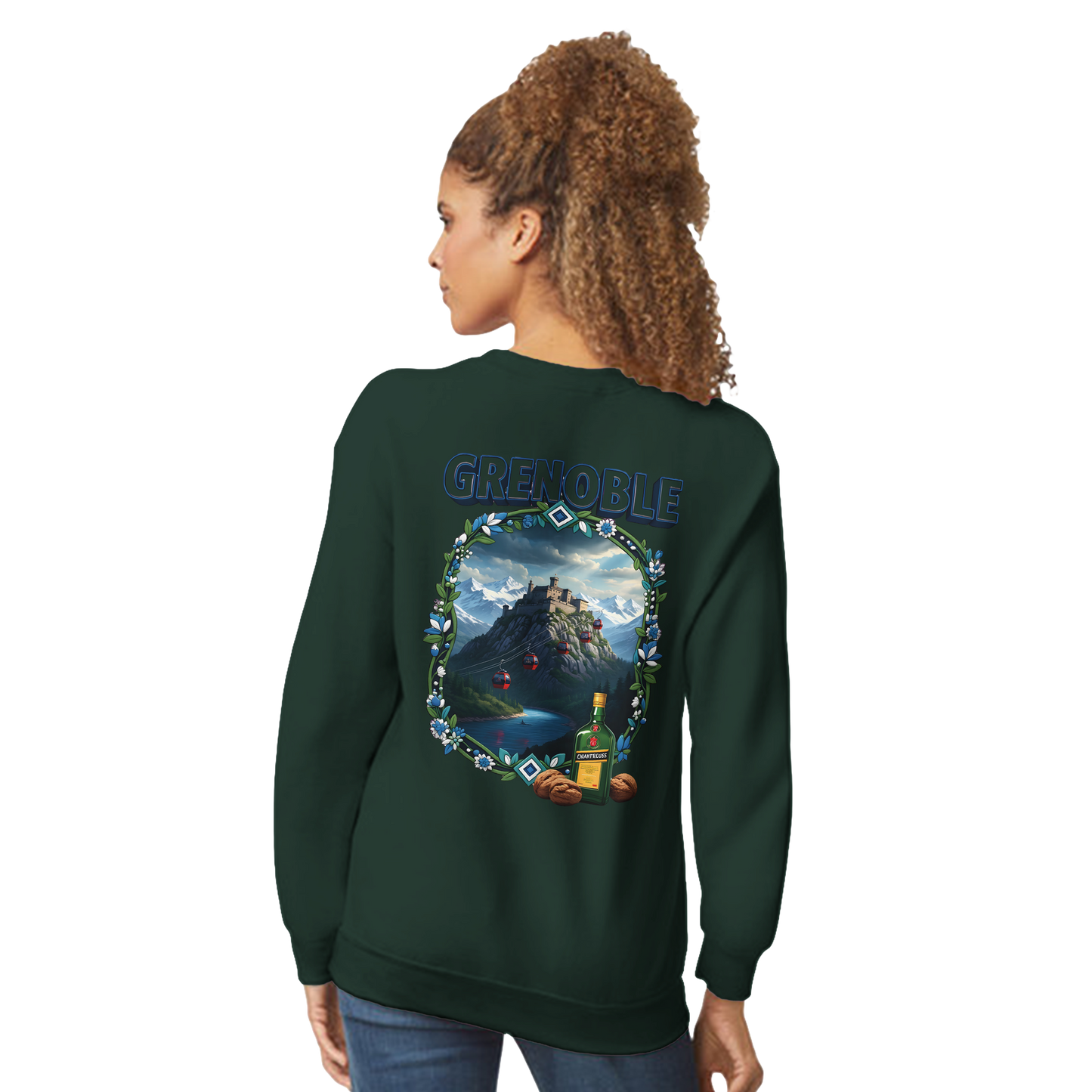 Grenoble city of France classic unisex crewneck sweatshirt | Gildan® 18000