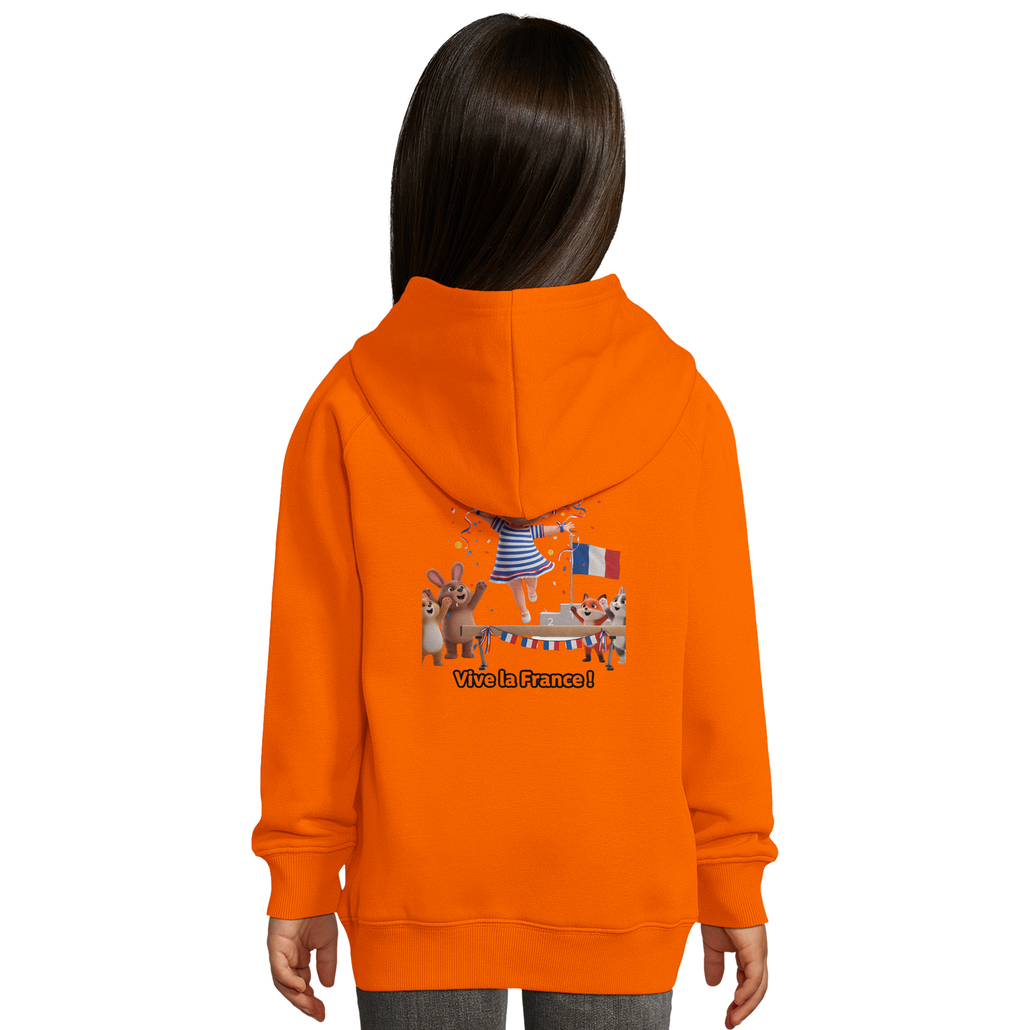Girls' hooded sweatshirt little Olympic champion organic | SOL'S Stellar Kids 03576