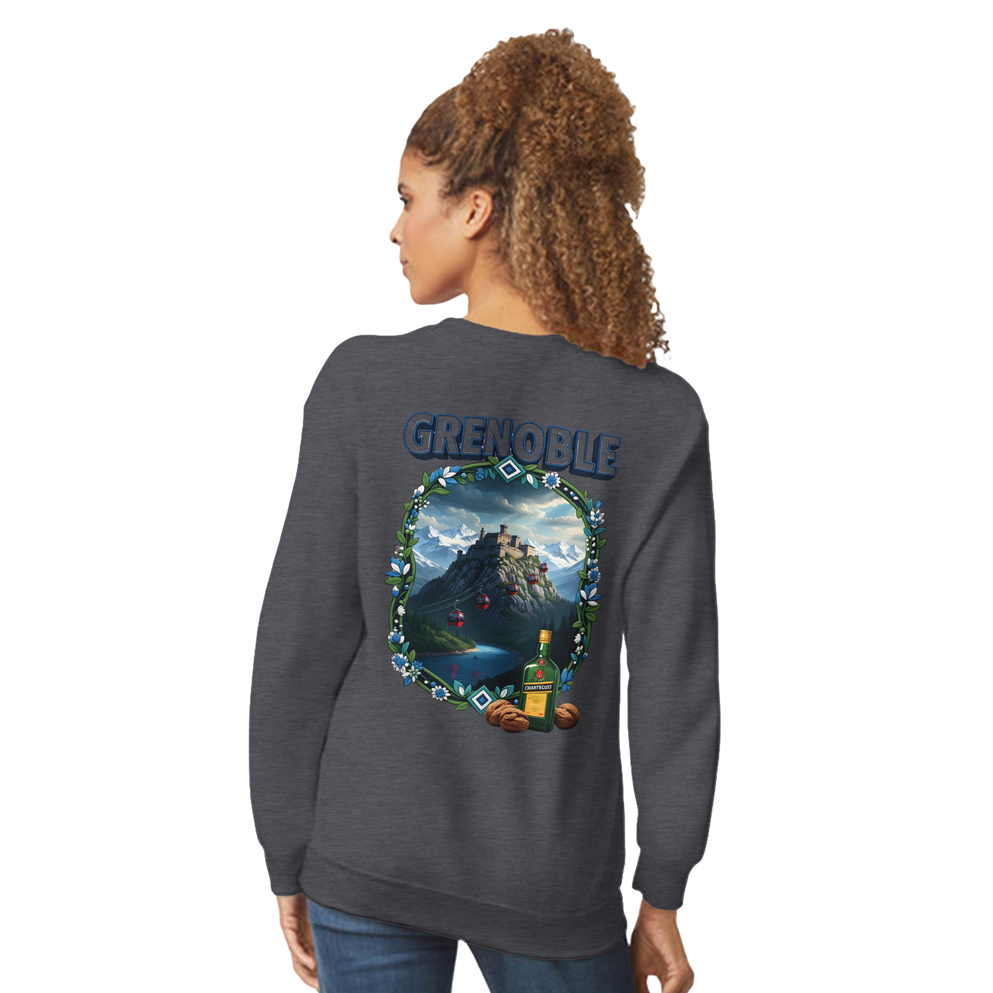 Grenoble city of France classic unisex crewneck sweatshirt | Gildan® 18000