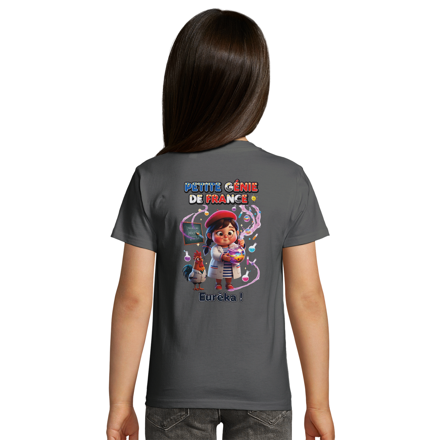 T-Shirt Mädchen „Kleines Genie aus Frankreich“ Bio | SOL'S Pioneer Kids 03578