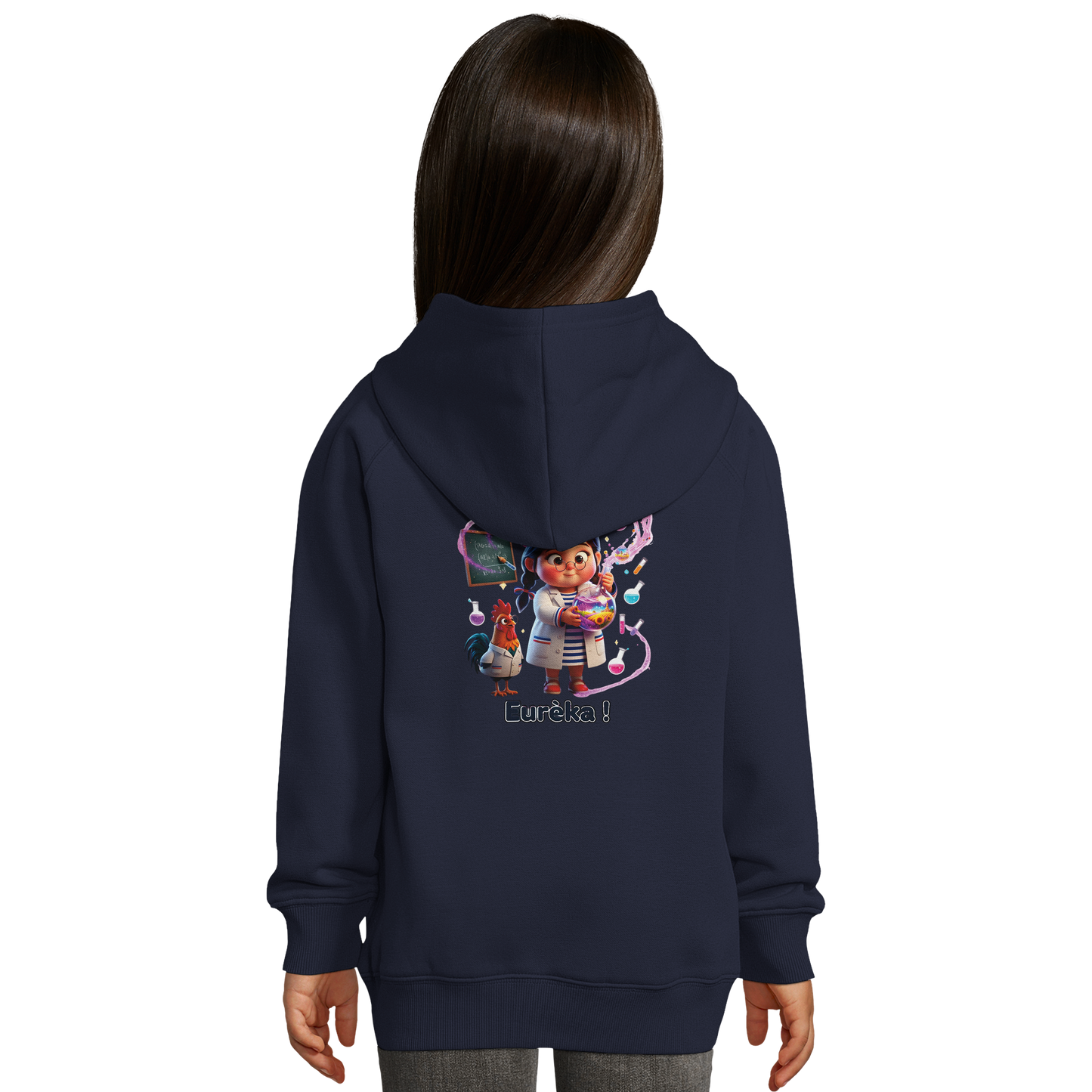 Mädchen-Kapuzenpullover "Kleines Genie aus Frankreich" Bio | SOL'S Stellar Kids 03576
