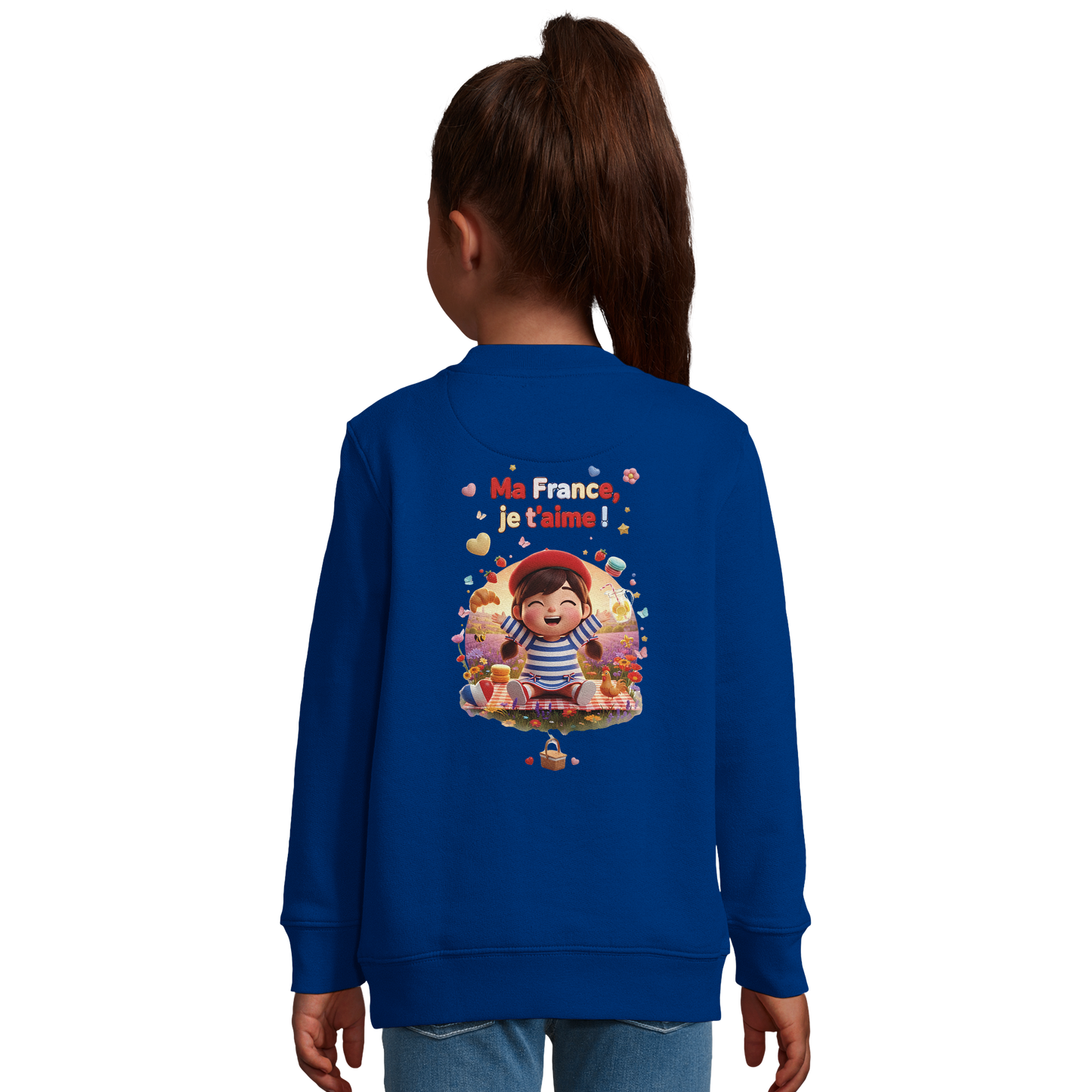 Sweat-shirt Enfant "Ma France Je T'aime" – Confort Écoresponsable