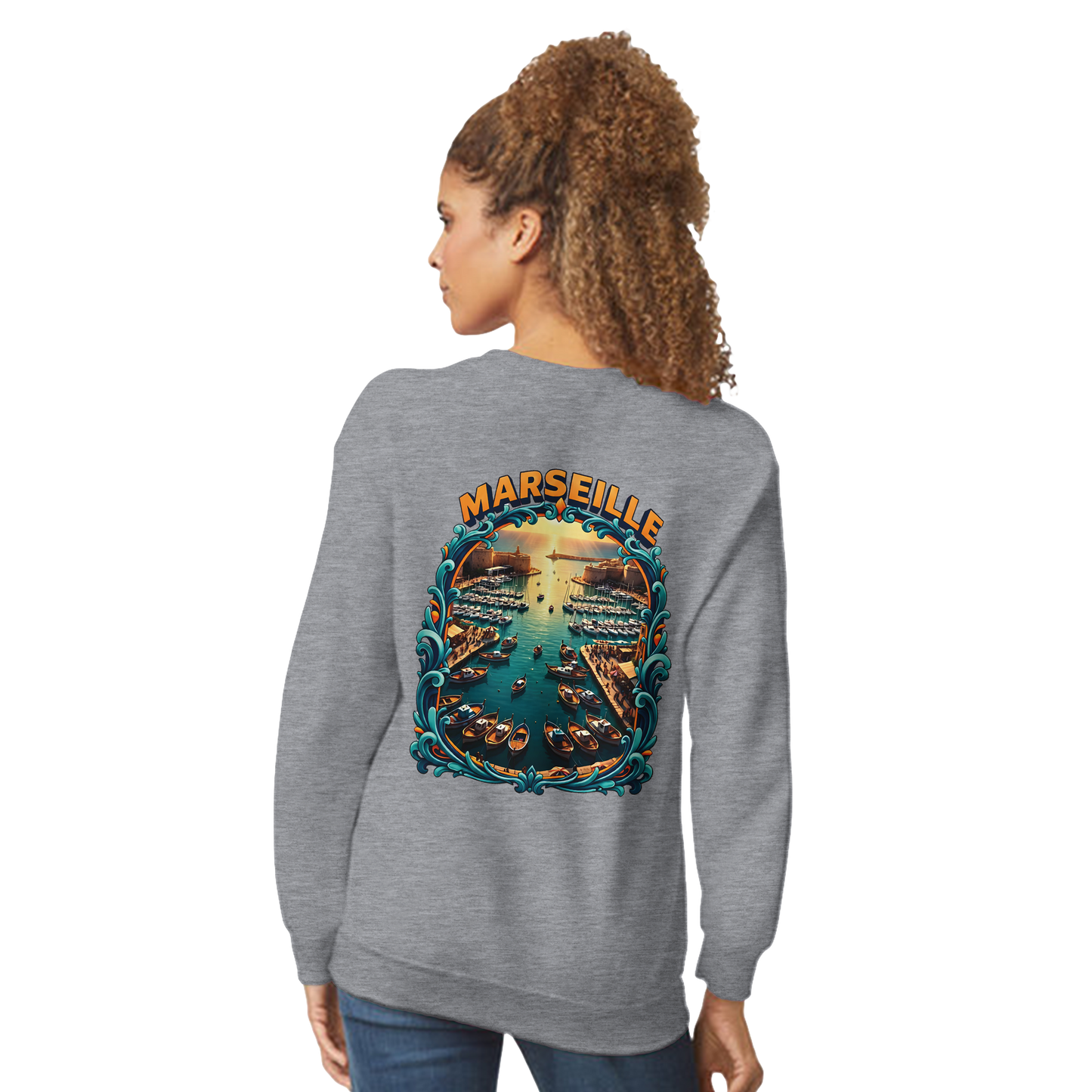 Unisex-Sweatshirt Marseilles Klassisches Rundhals-Sweatshirt | Gildan® 18000