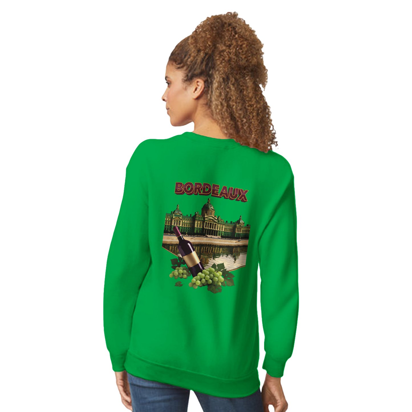 Unisex city burgundy classic crewneck sweatshirt | Gildan® 18000