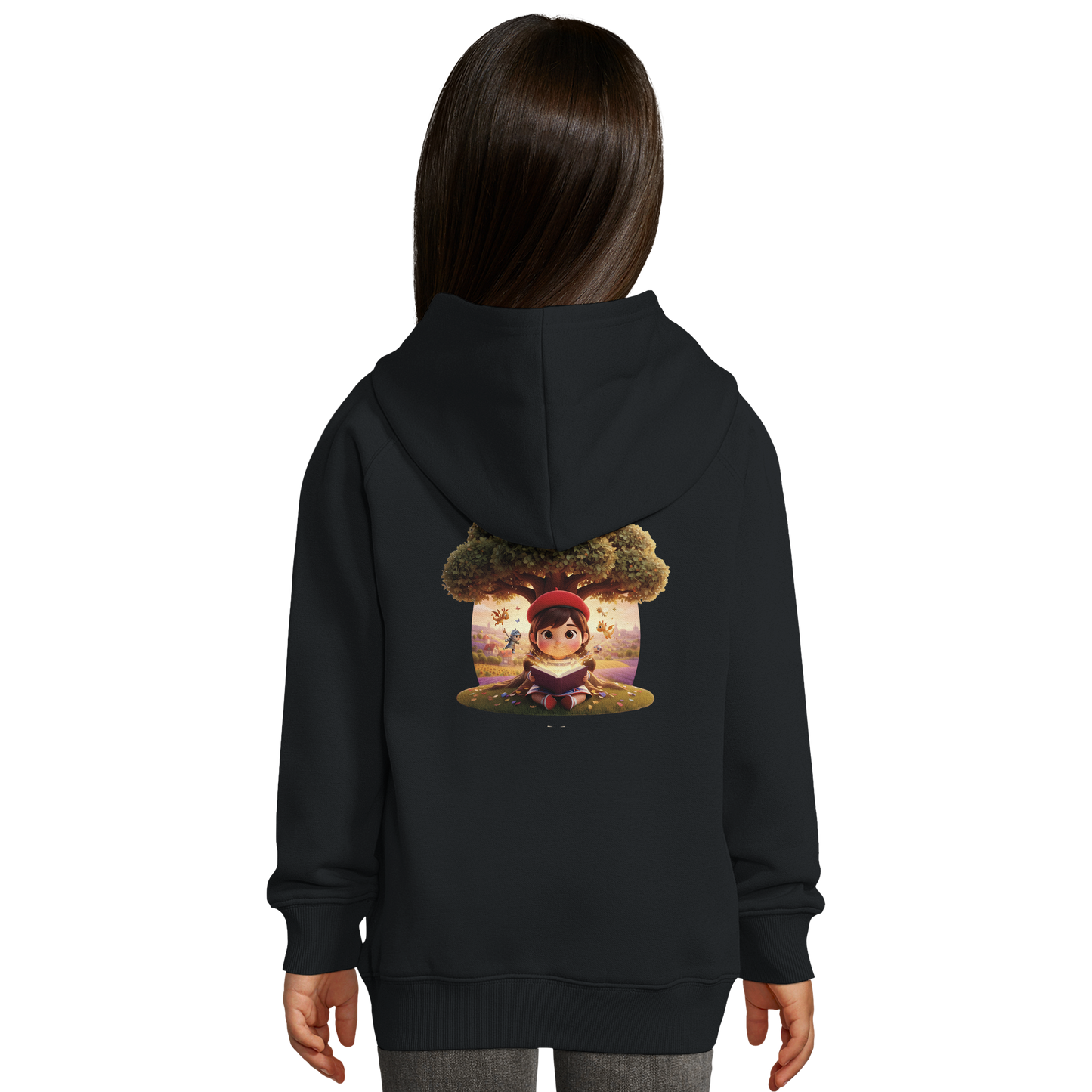 Mädchen-Hoodie französischer Stil „la petite française qui rêve grand“ bio | SOL'S Stellar Kids 03576