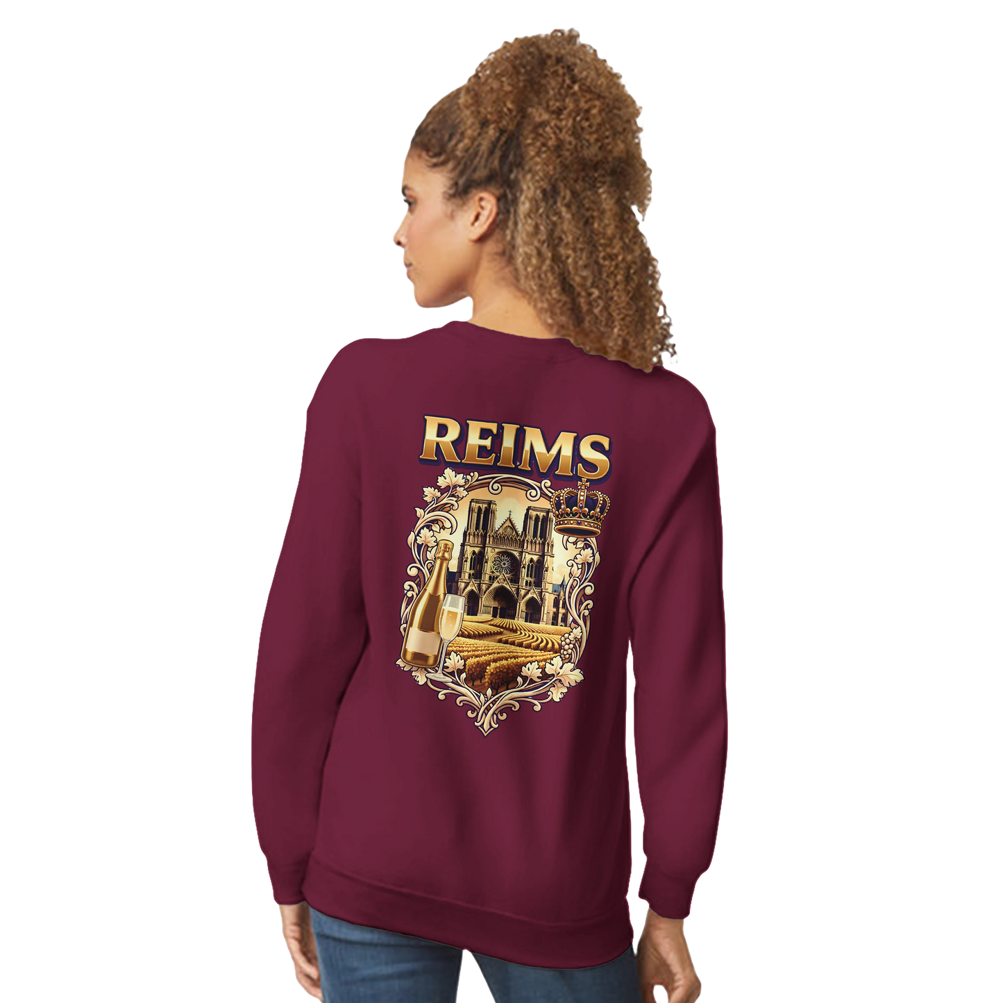 Sweat-shirt Reims Ville de France – Unisexe, Confort Classique
