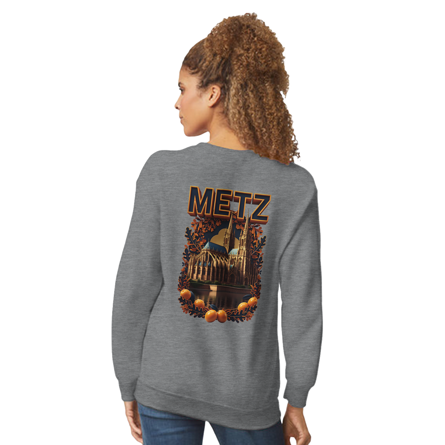 Unisex Sweatshirt Metz France City Classic Crewneck | Gildan® 18000