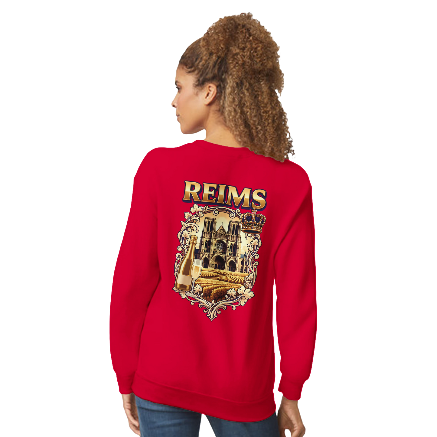 Sweat-shirt Reims Ville de France – Unisexe, Confort Classique