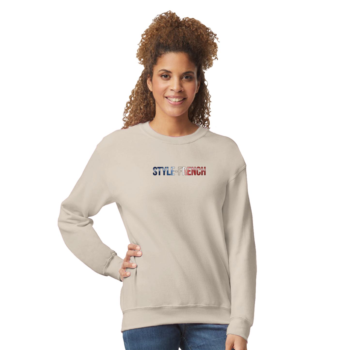Unisex-Sweatshirt Auvergne-Rhône-Alpes klassisch Rundhals | Gildan® 18000
