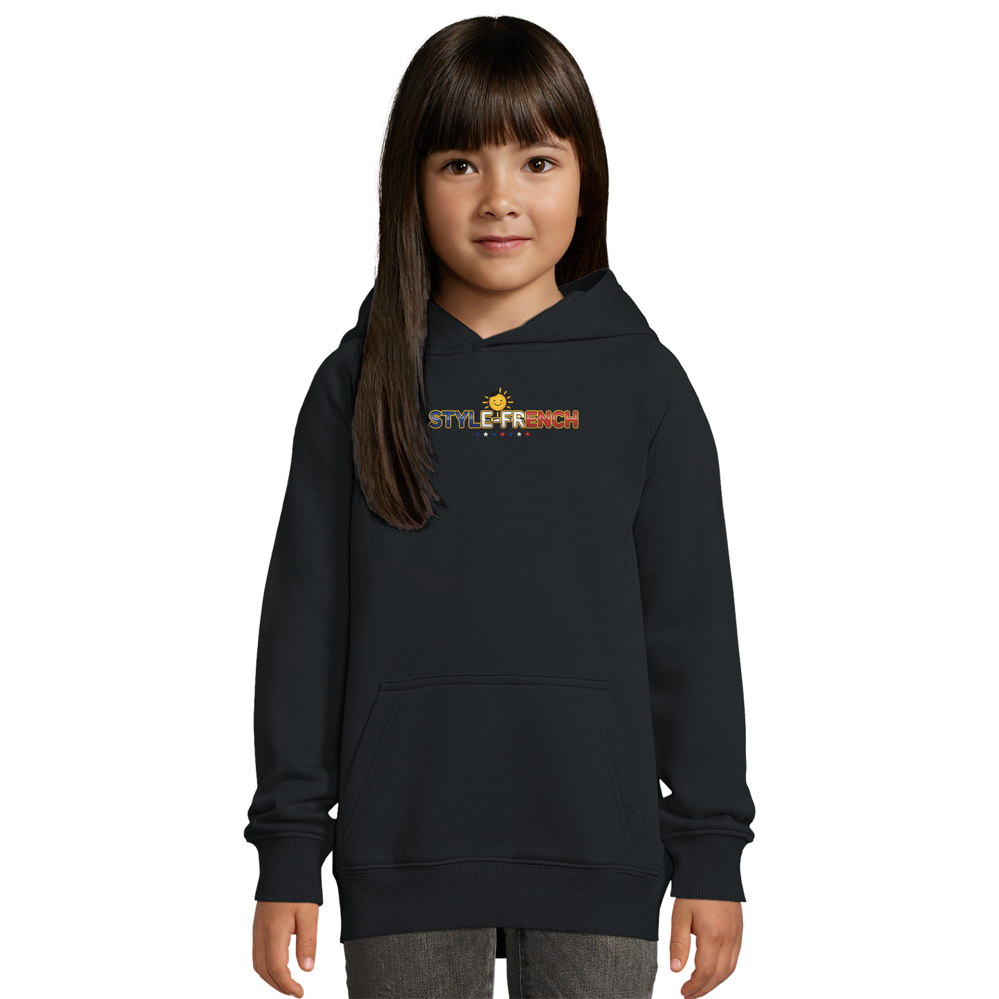 Mädchen-Kapuzenpullover style-French la France dans mon cœur Bio | SOL'S Stellar Kids 03576