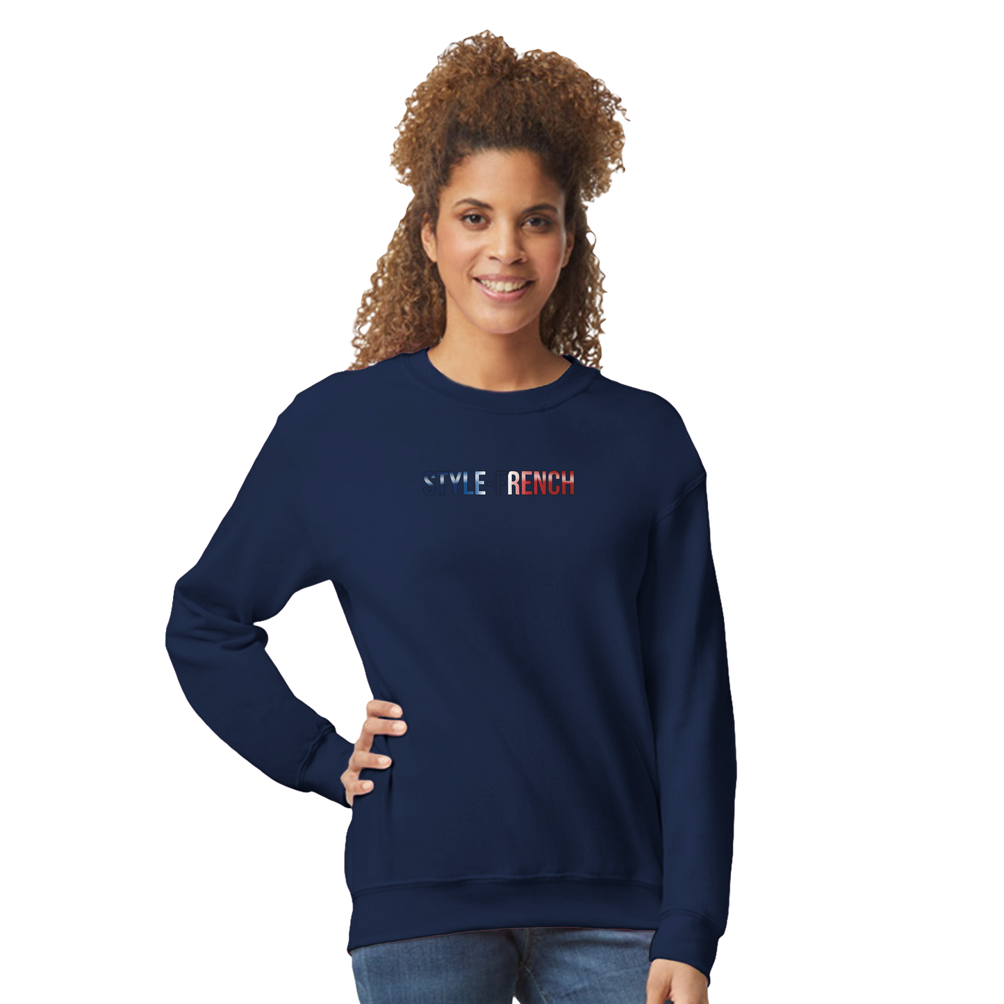 Sweatshirt Caen Stadt in Frankreich klassisch Unisex Rundhals | Gildan® 18000