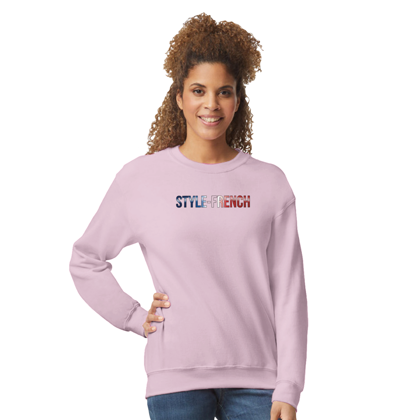 Damen-Sweatshirt Jeanne d'Arc klassischer Rundhalsausschnitt | Gildan® 18000