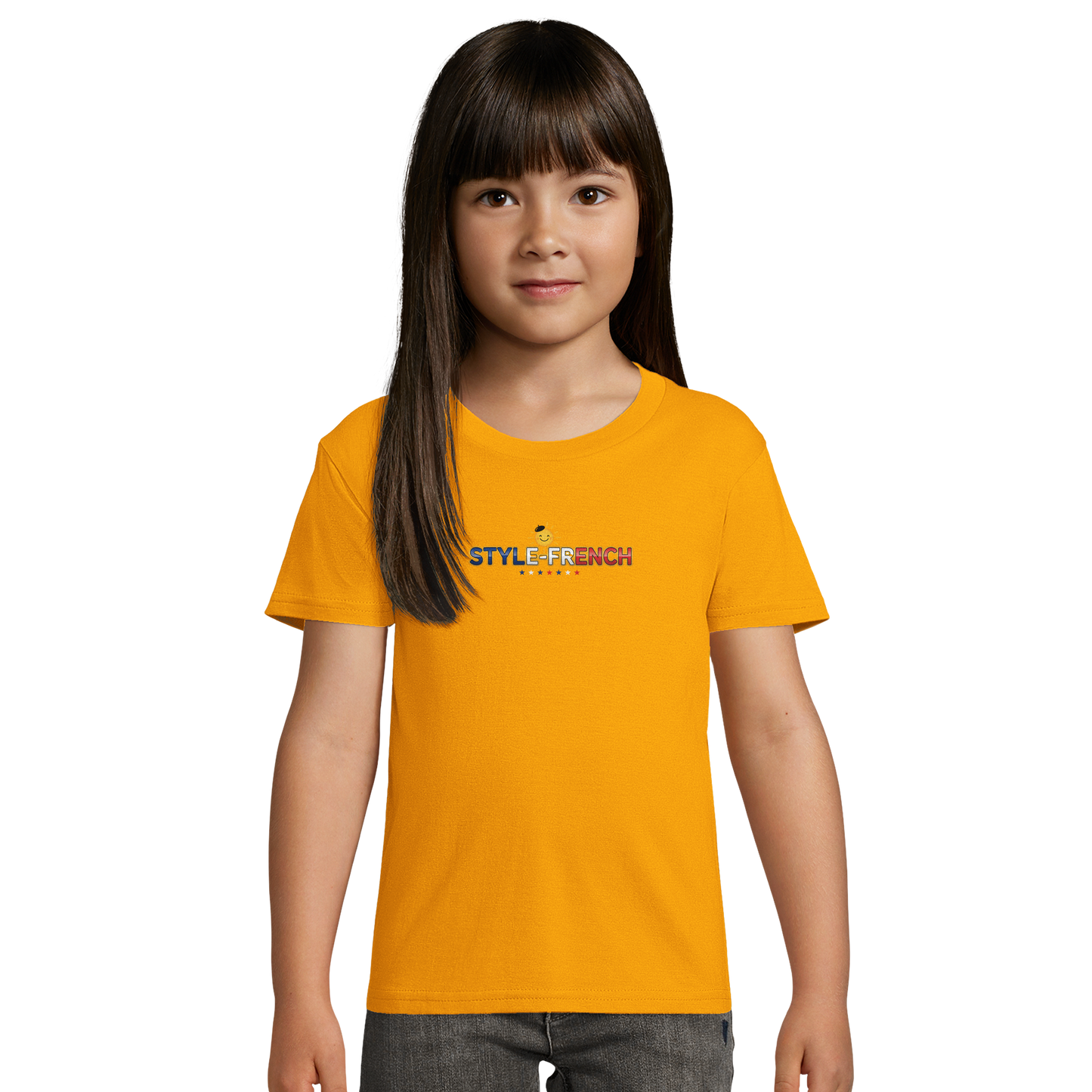 Organic Kids Tailliertes T-Shirt Mädchen kleine Köchin großes Talent| SOL'S Pioneer Kids 03578