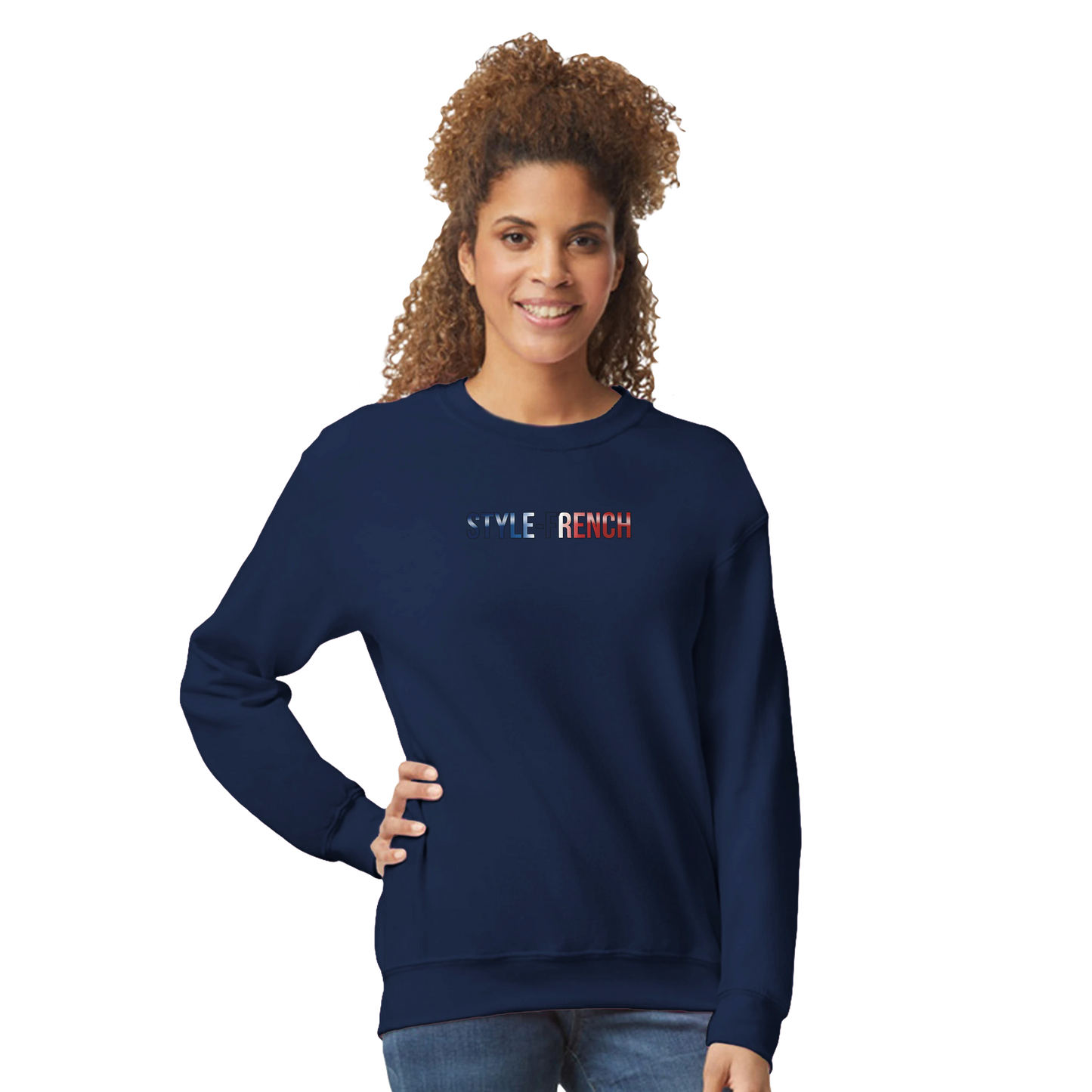 Klassisches Unisex-Sweatshirt Pays de la Loire mit Rundhalsausschnitt | Gildan® 18000