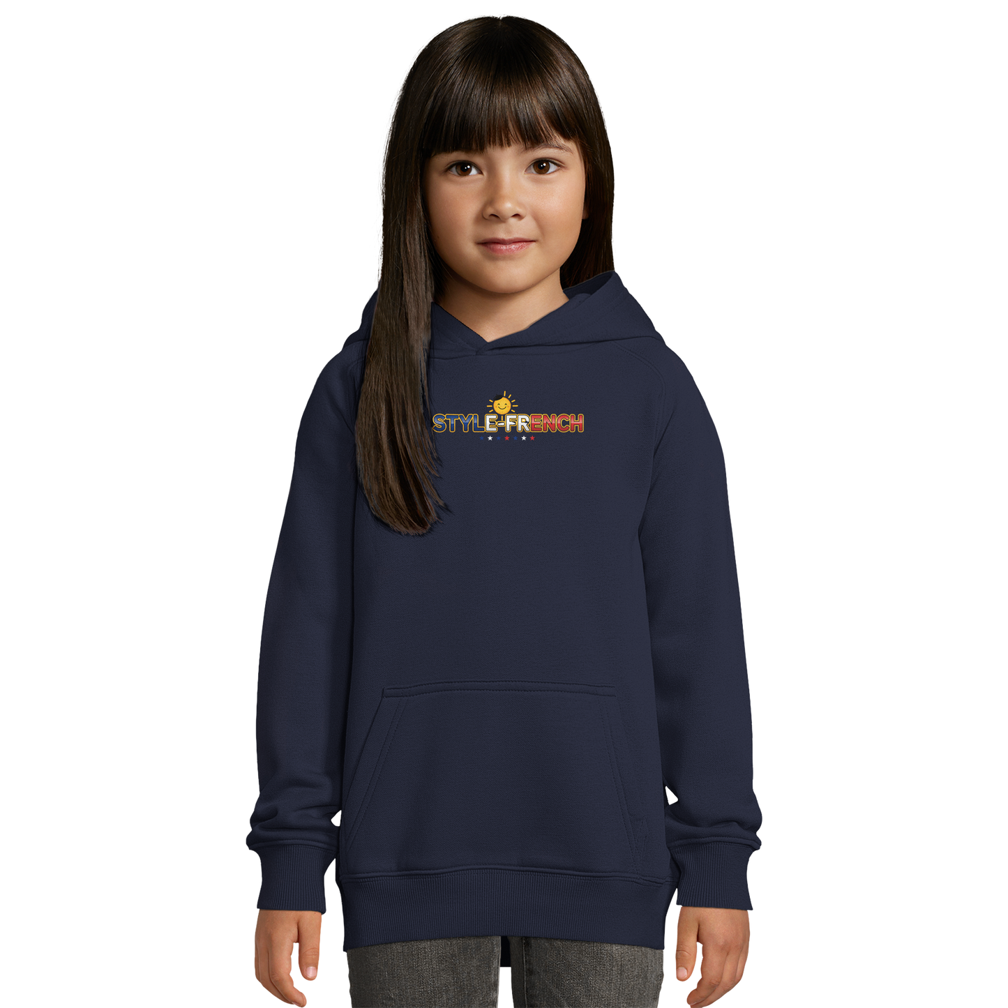 Mädchen-Kapuzenpullover style-French la France dans mon cœur Bio | SOL'S Stellar Kids 03576