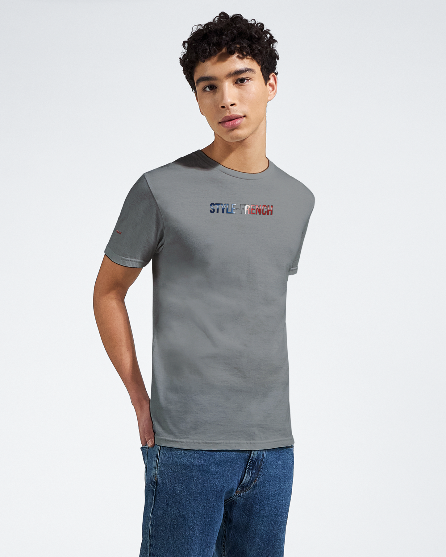 T-Shirt Herren Frankreich stolz klassischer Rundhalsausschnitt | Gildan® 64000
