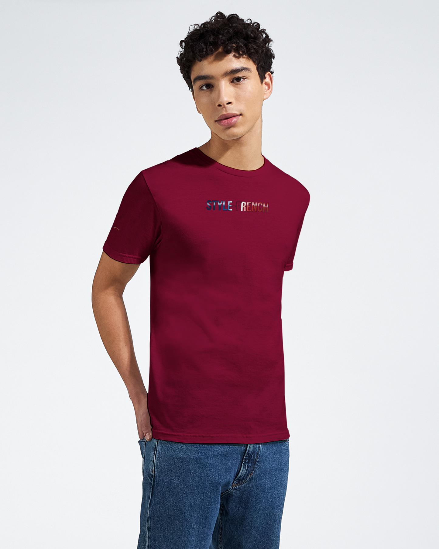 T-Shirt Herren Frankreich stolz klassischer Rundhalsausschnitt | Gildan® 64000