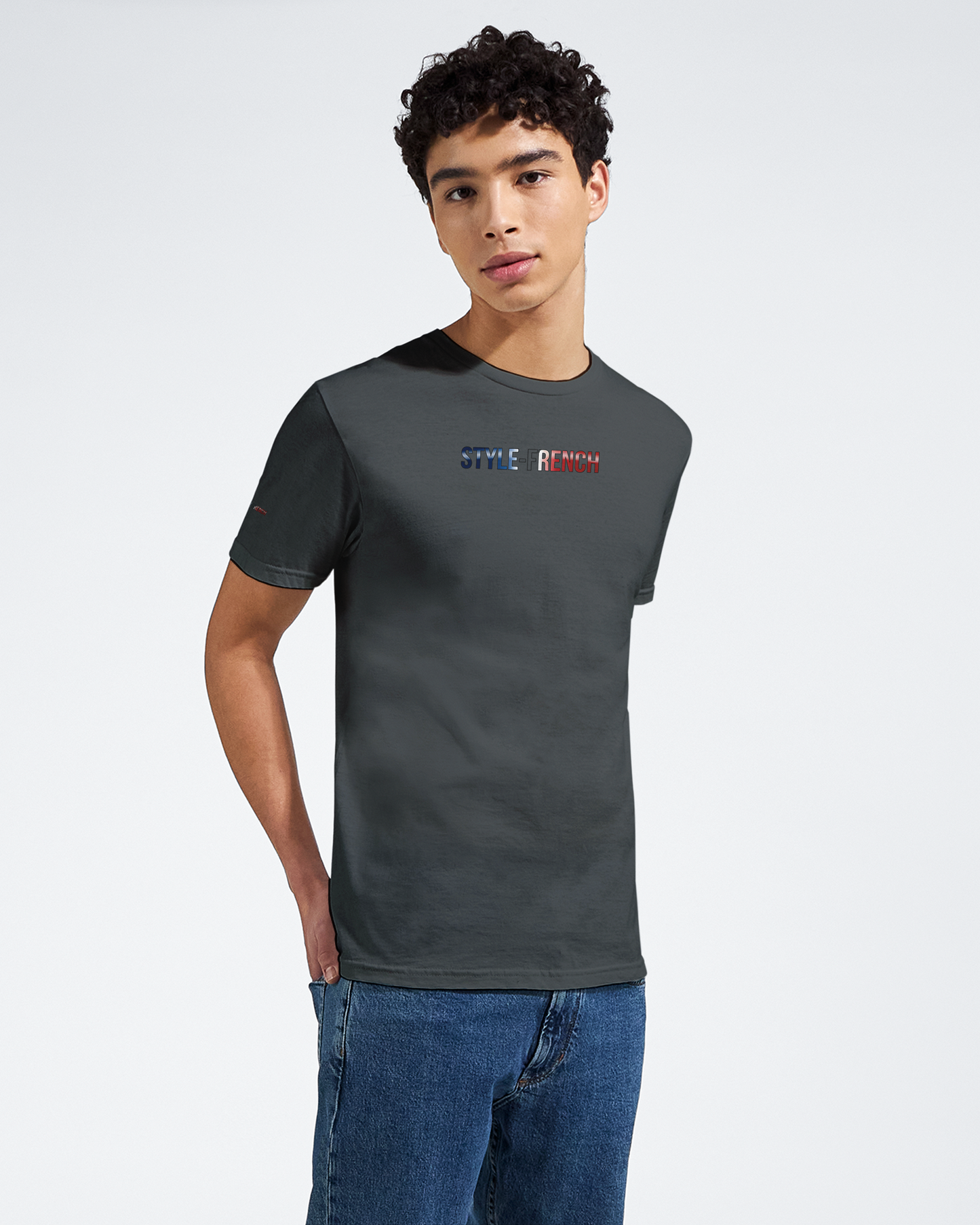 T-Shirt Herren Frankreich stolz klassischer Rundhalsausschnitt | Gildan® 64000
