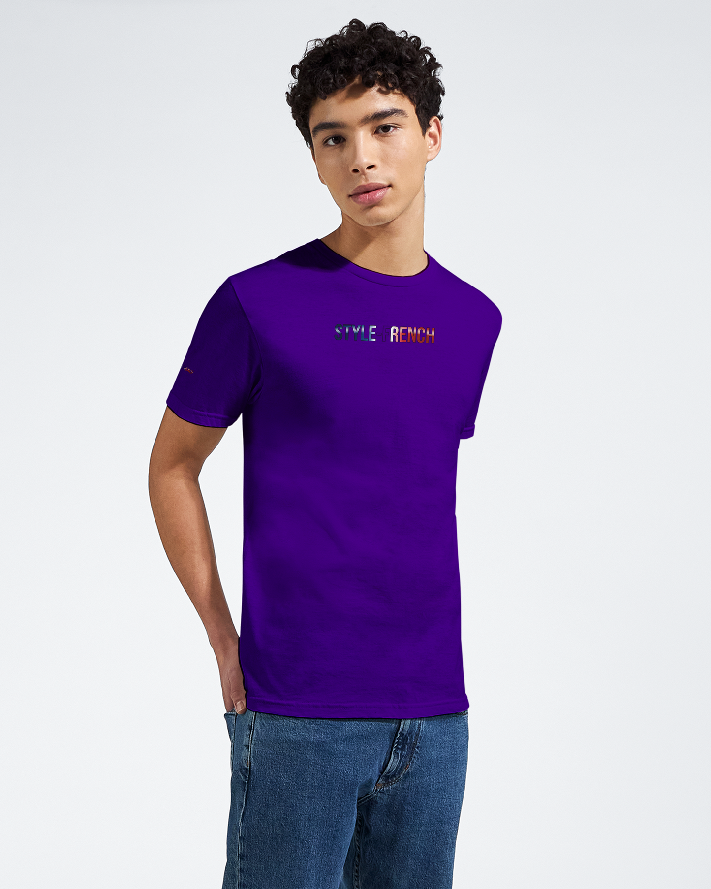 T-Shirt Herren Frankreich stolz klassischer Rundhalsausschnitt | Gildan® 64000