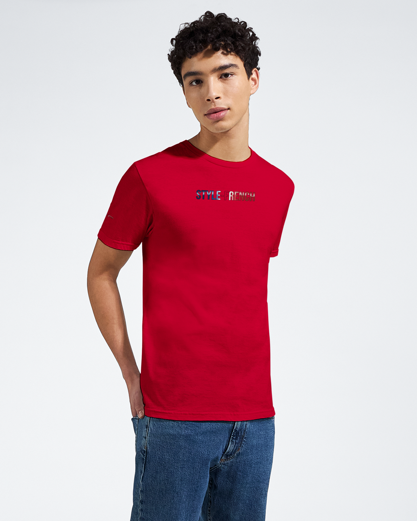 T-Shirt Herren Frankreich stolz klassischer Rundhalsausschnitt | Gildan® 64000