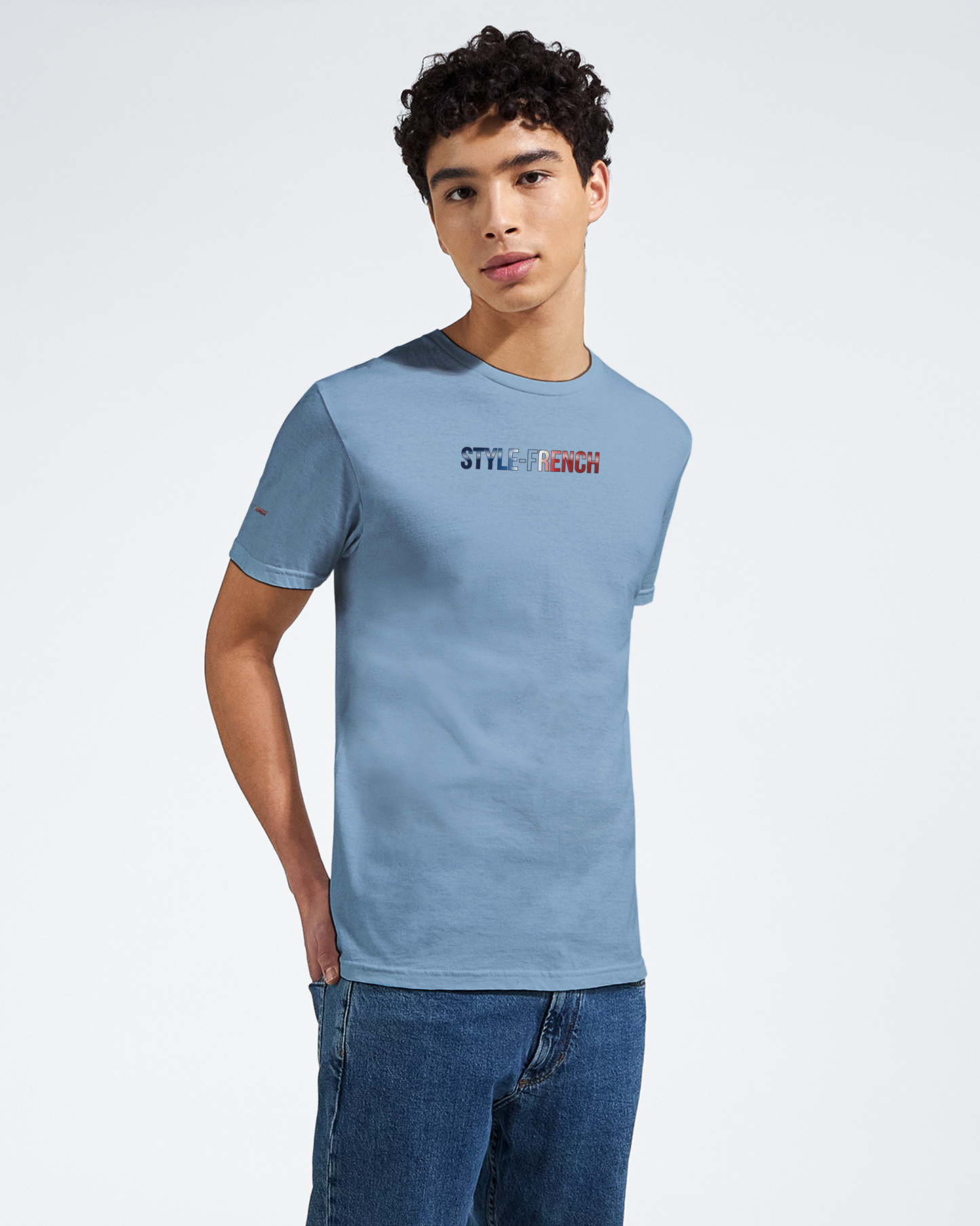 T-Shirt Herren Frankreich stolz klassischer Rundhalsausschnitt | Gildan® 64000