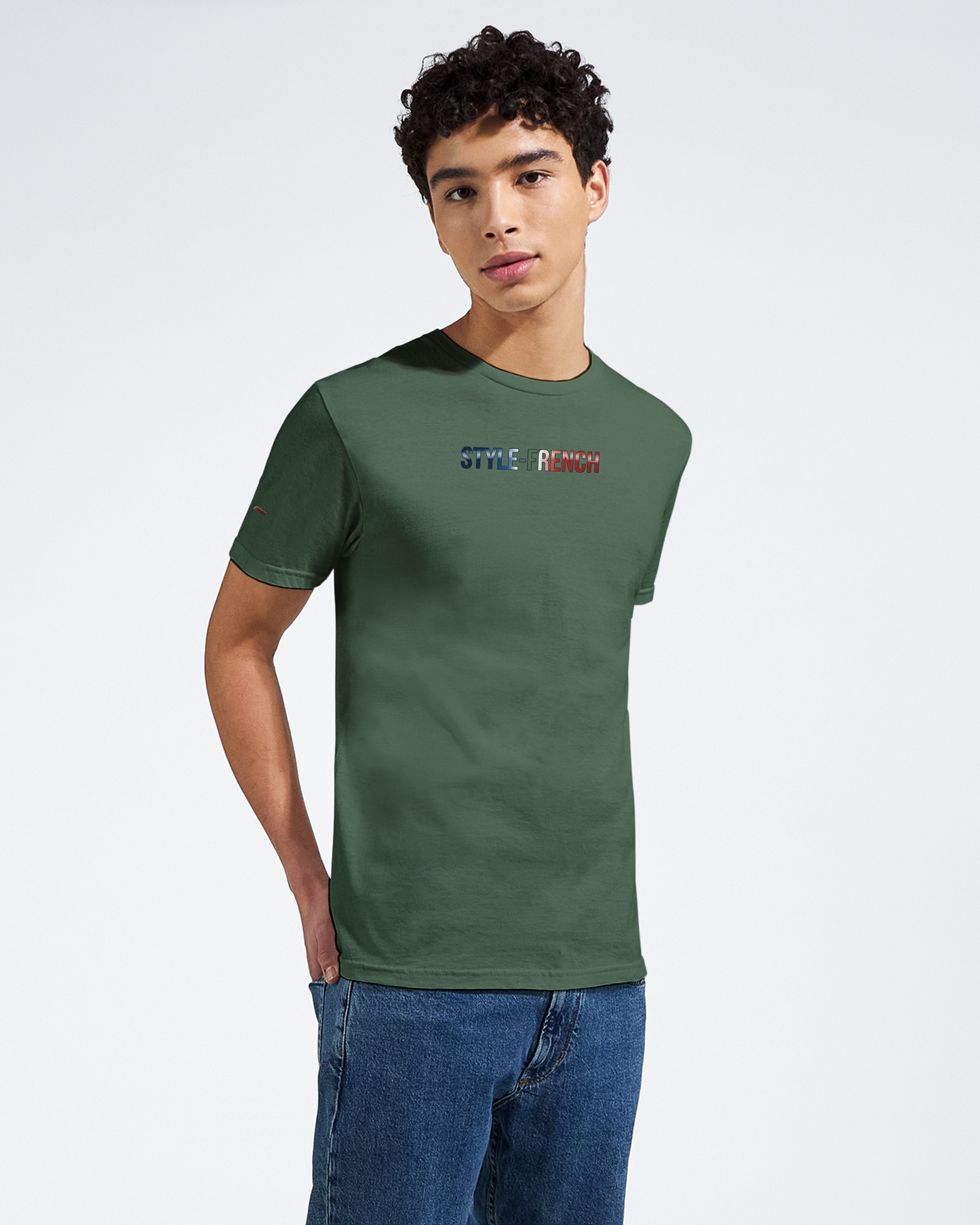 T-Shirt Herren Frankreich stolz klassischer Rundhalsausschnitt | Gildan® 64000
