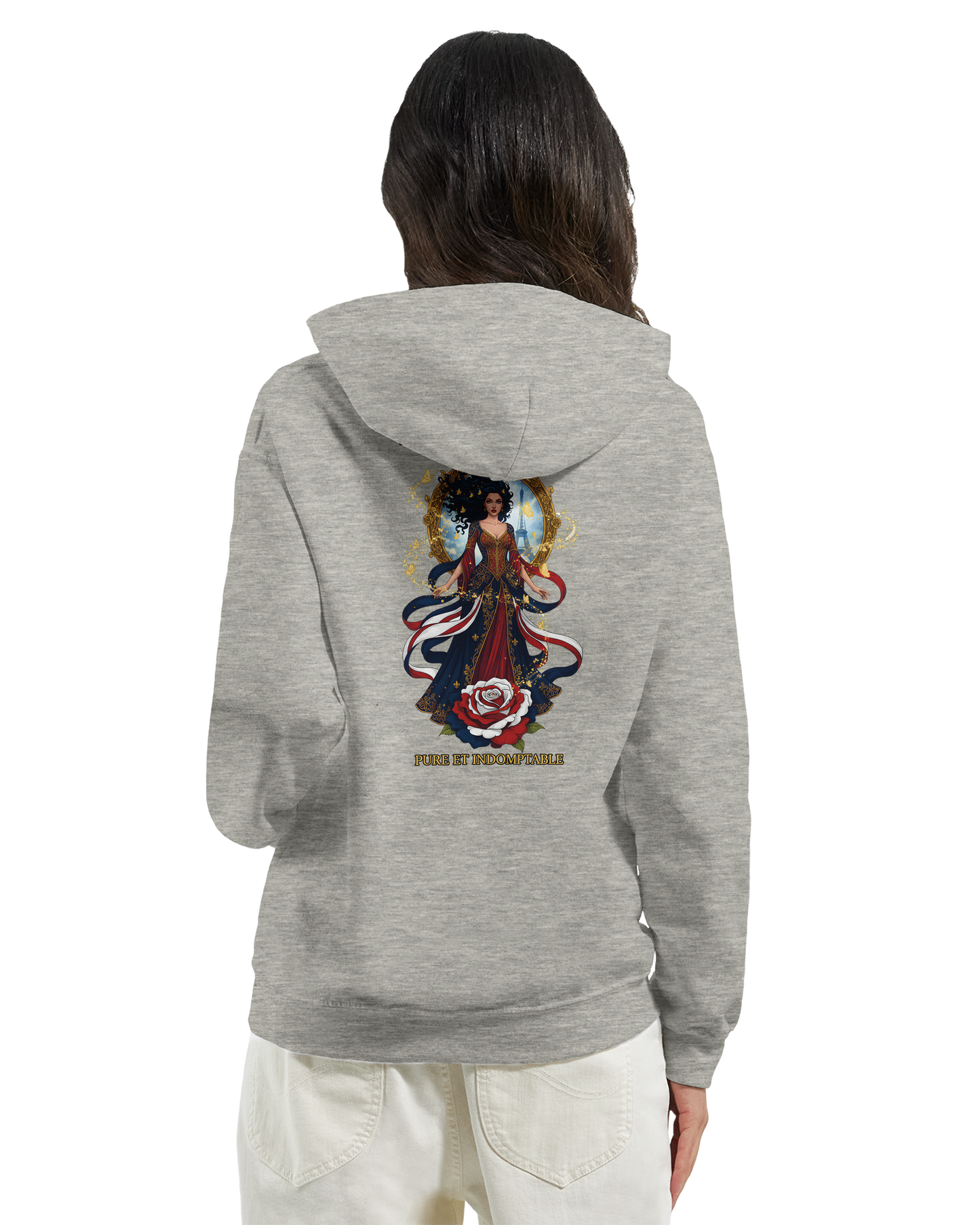 - Kapuzenpullover Damen French Style klassisch l'âme de France | Gildan® 18500