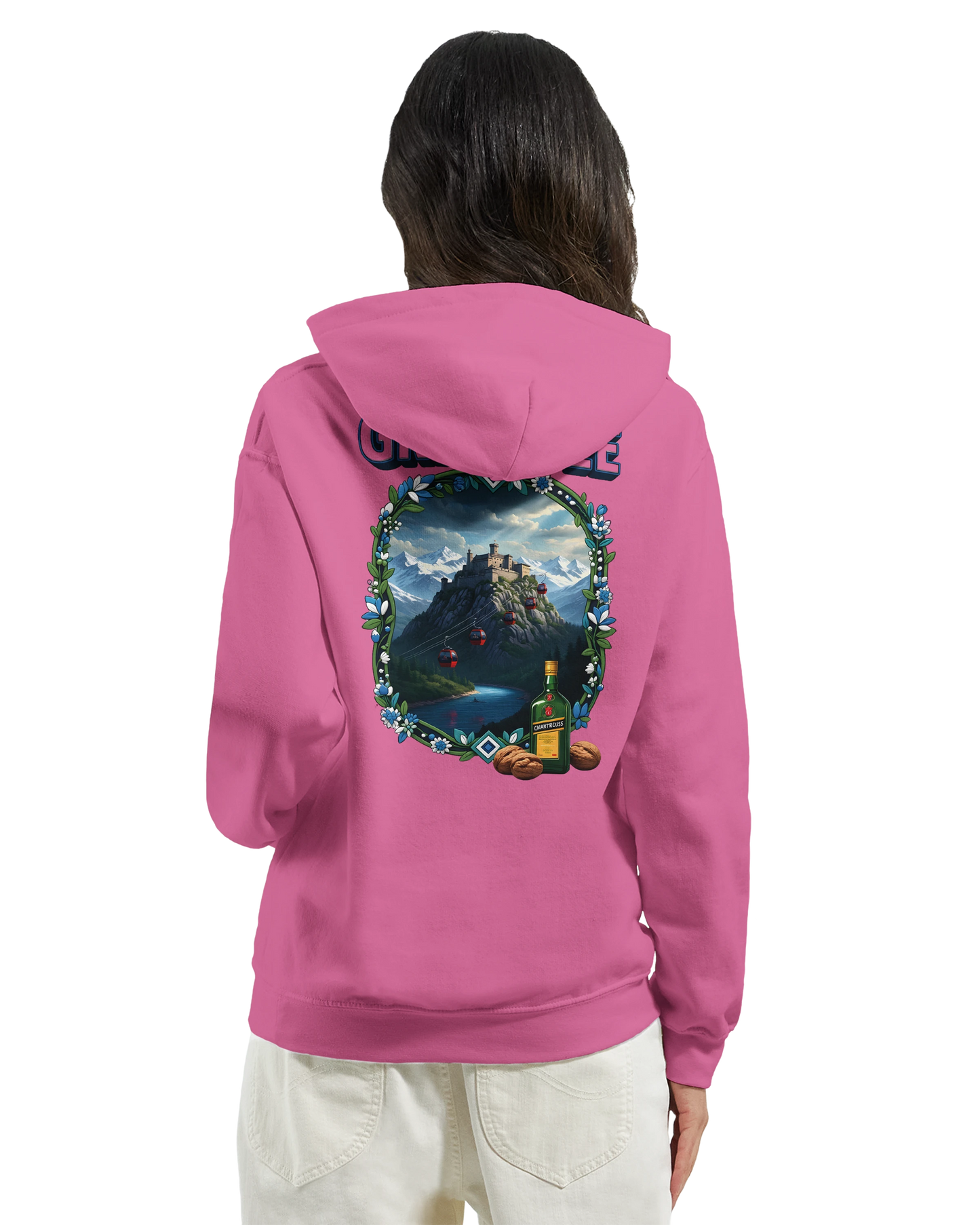 Kapuzenpullover Grenoble Stadt in Frankreich Unisex Classic | Gildan® 18500
