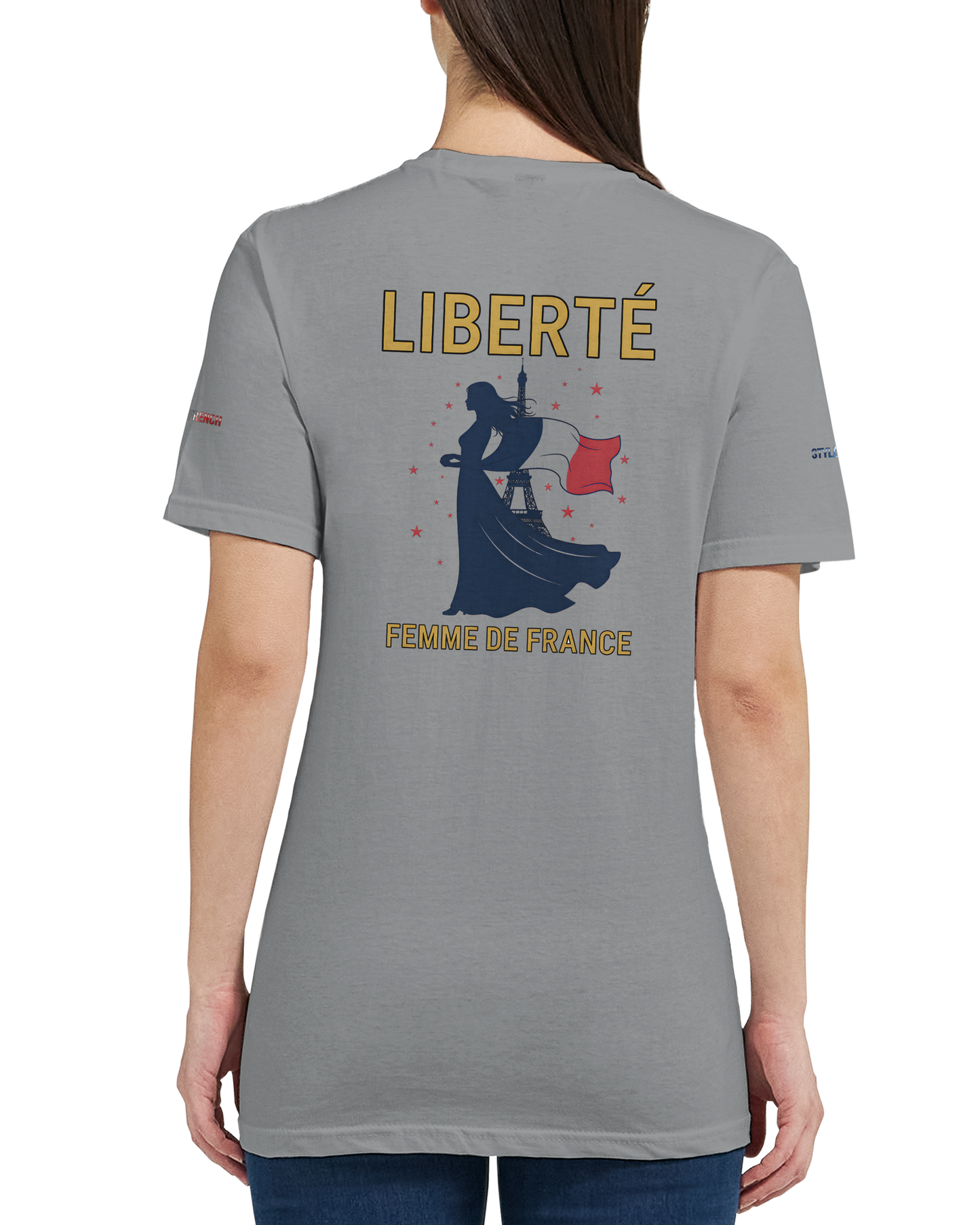 T-Shirt Freiheit Damen französischer Stil klassischer Rundhalsausschnitt | Gildan® 64000L