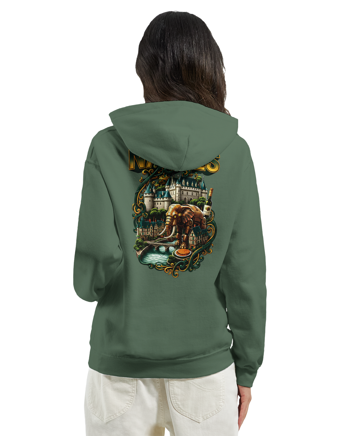 Unisex-Kapuzenpullover Nantes Stadt Frankreich klassisch | Gildan® 18500