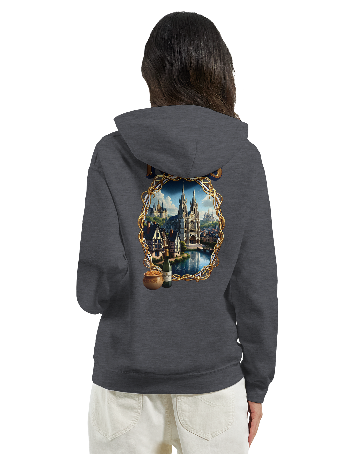 Unisex Tours city of France classic hoodie | Gildan® 18500