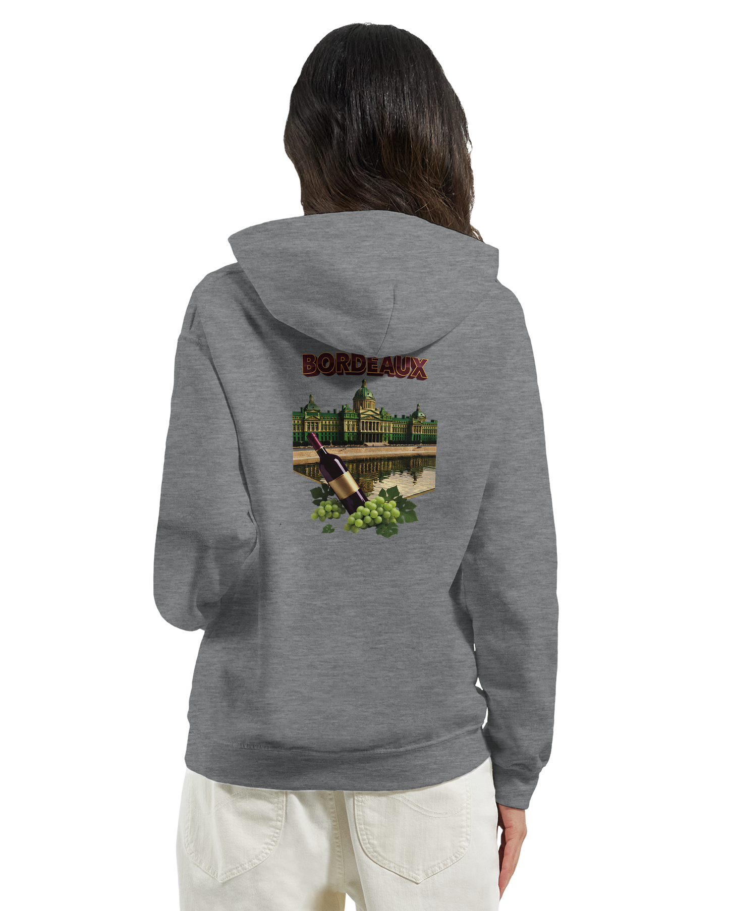 Unisex-Hoodie Bordeaux Stadt Frankreich klassisch | Gildan® 18500
