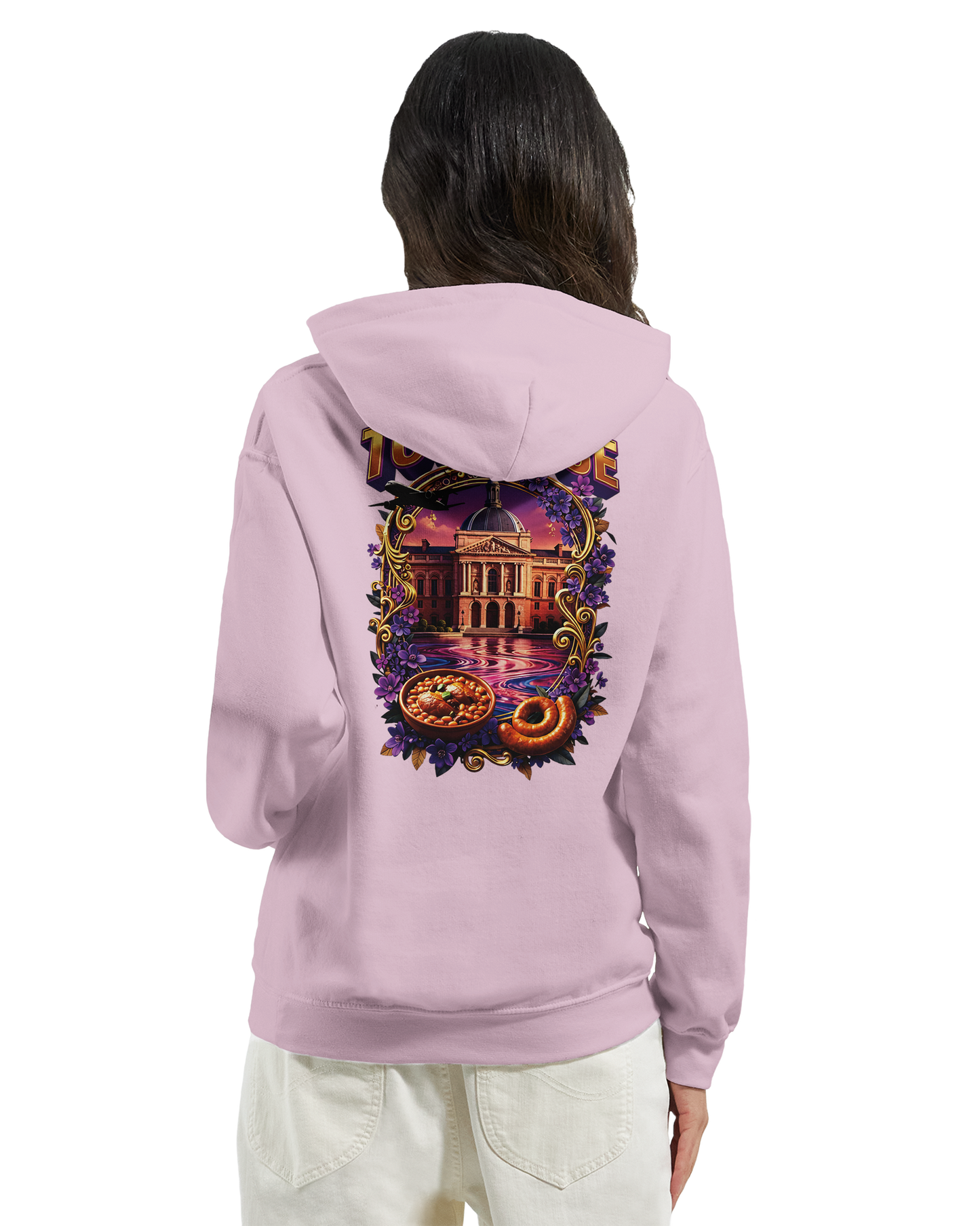 Unisex-Kapuzenpullover Toulouse Stadt Frankreich klassisch | Gildan® 18500