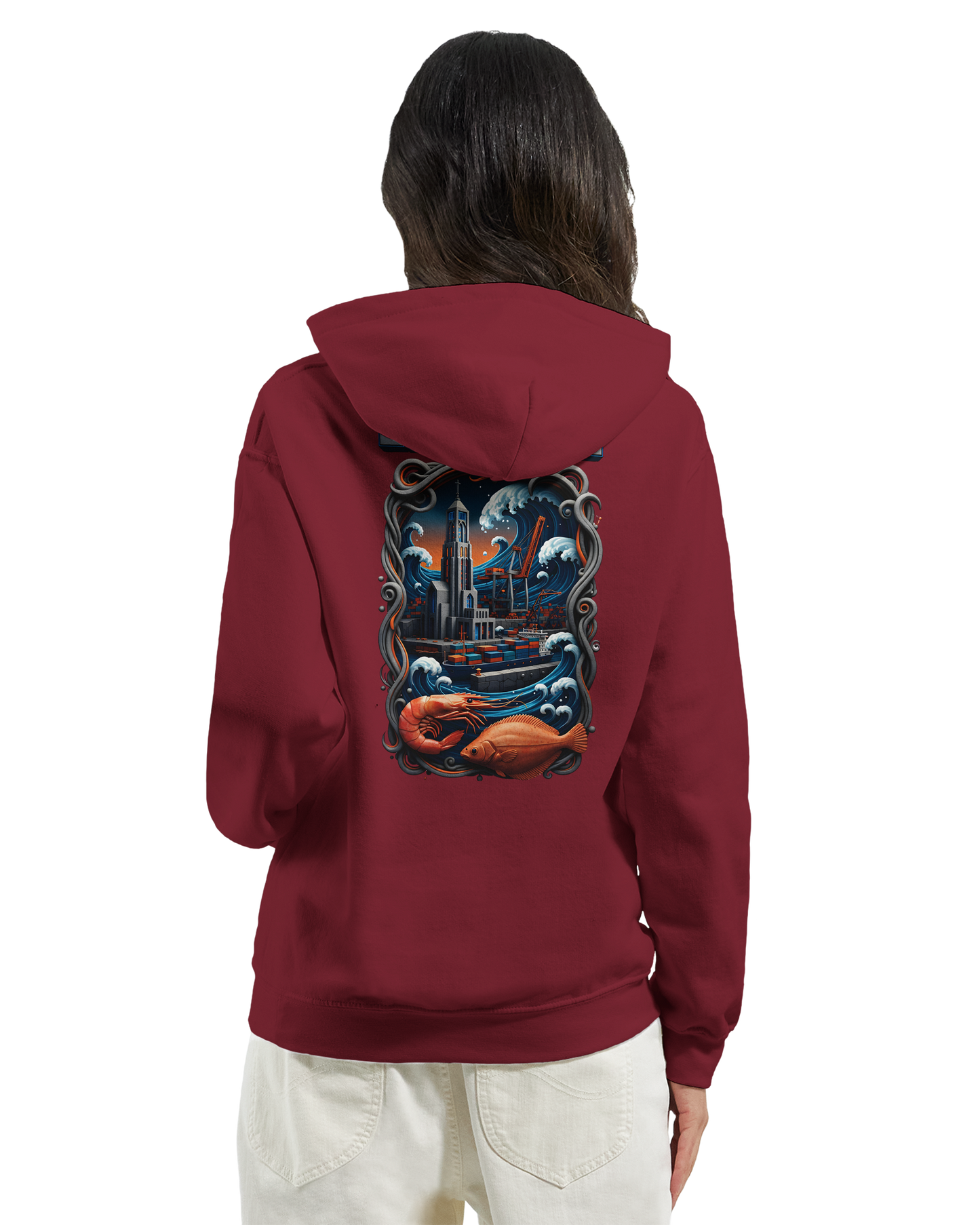 Sweat à capuche unisexe Le Havre